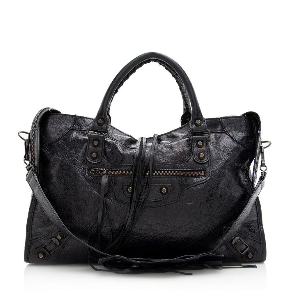 Balenciaga Agneau Classic City Satchel