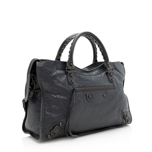 Balenciaga Agneau Classic City Satchel