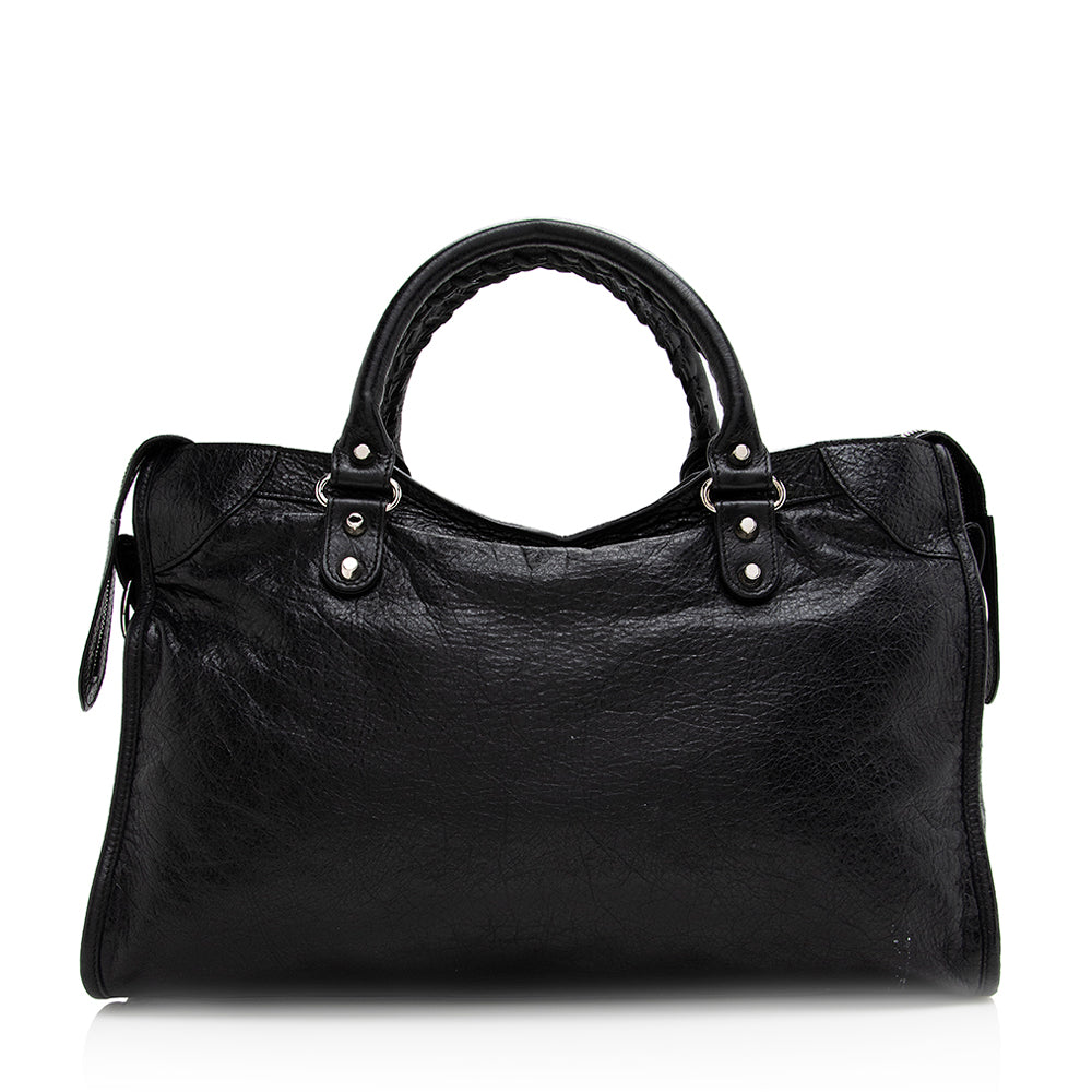 Balenciaga Agneau Classic City Satchel