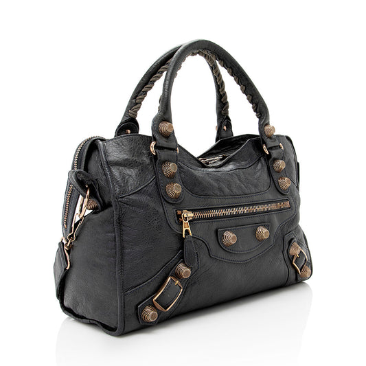 Balenciaga Agneau Giant 12 City Satchel