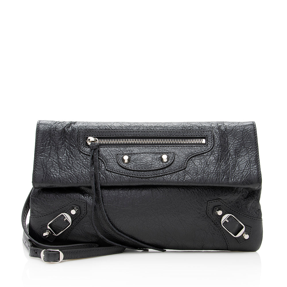 Balenciaga Agneau Giant 12 Envelope Strap Clutch