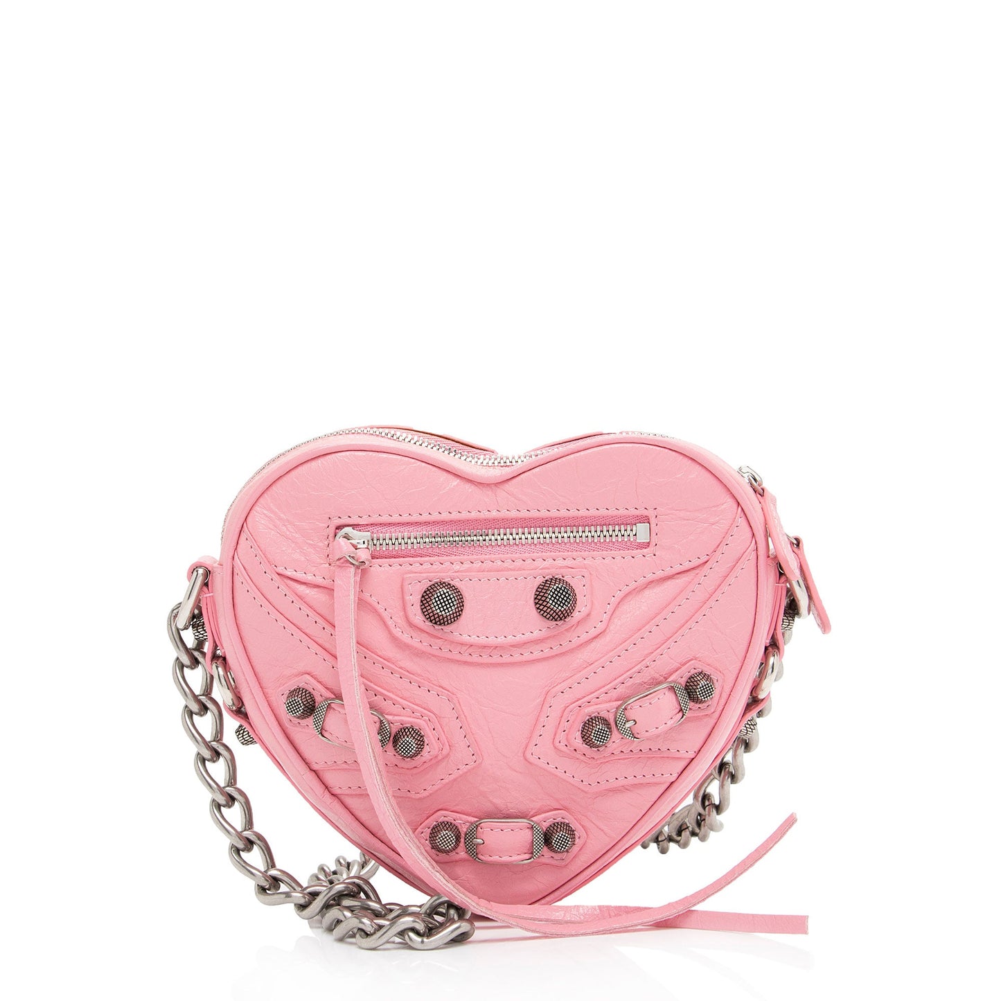 Balenciaga Agneau Le Cagole Heart Mini Bag