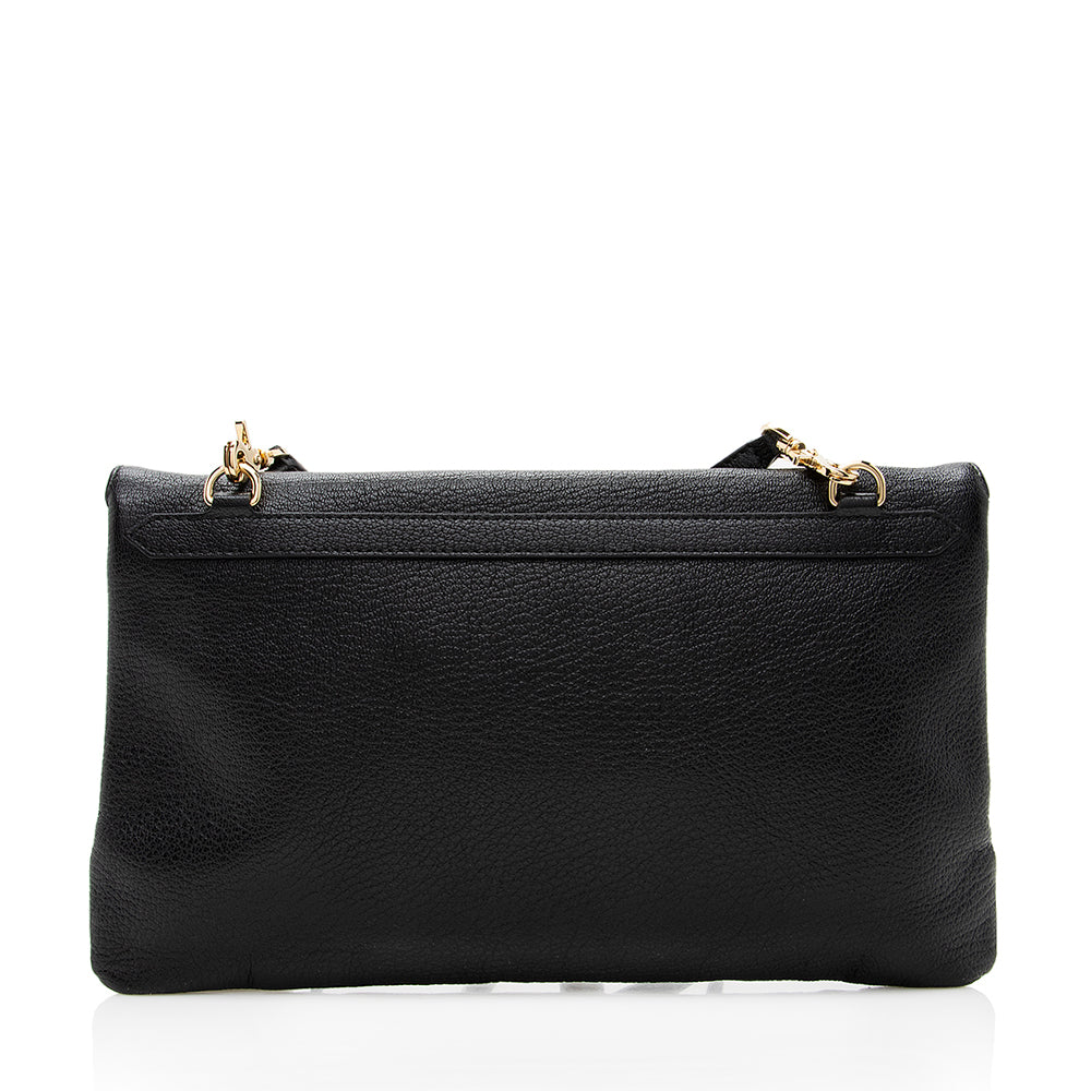 Balenciaga Agneau Metallic Edge Giant 12 Envelope Strap Clutch