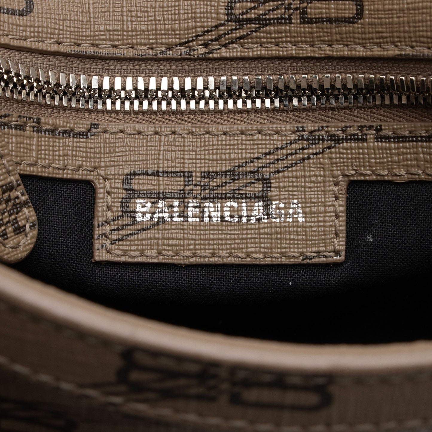 Balenciaga BB Monogram Canvas Signature Neo Cagole City XS Satchel