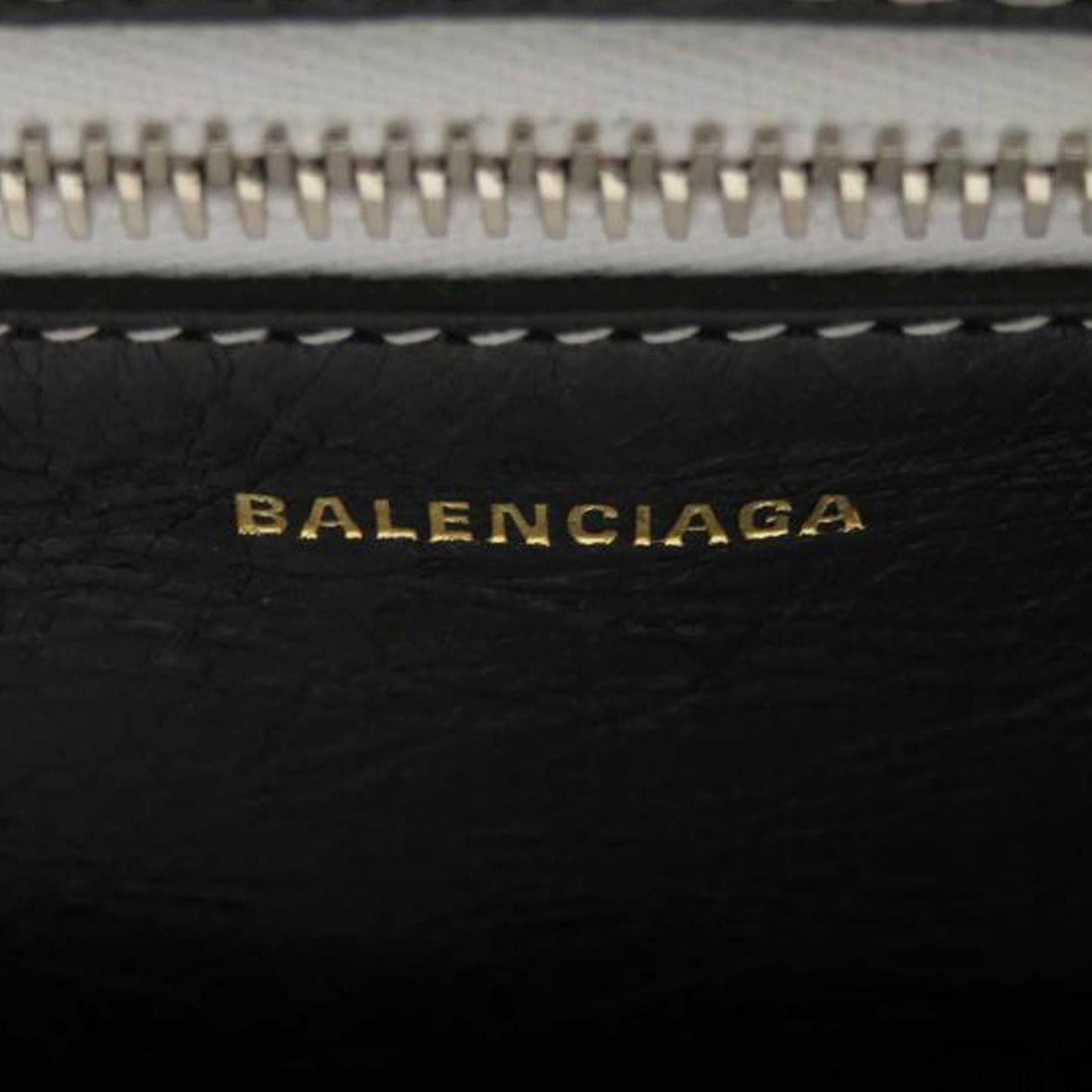 Balenciaga Bazar Shopper Leather Satchel