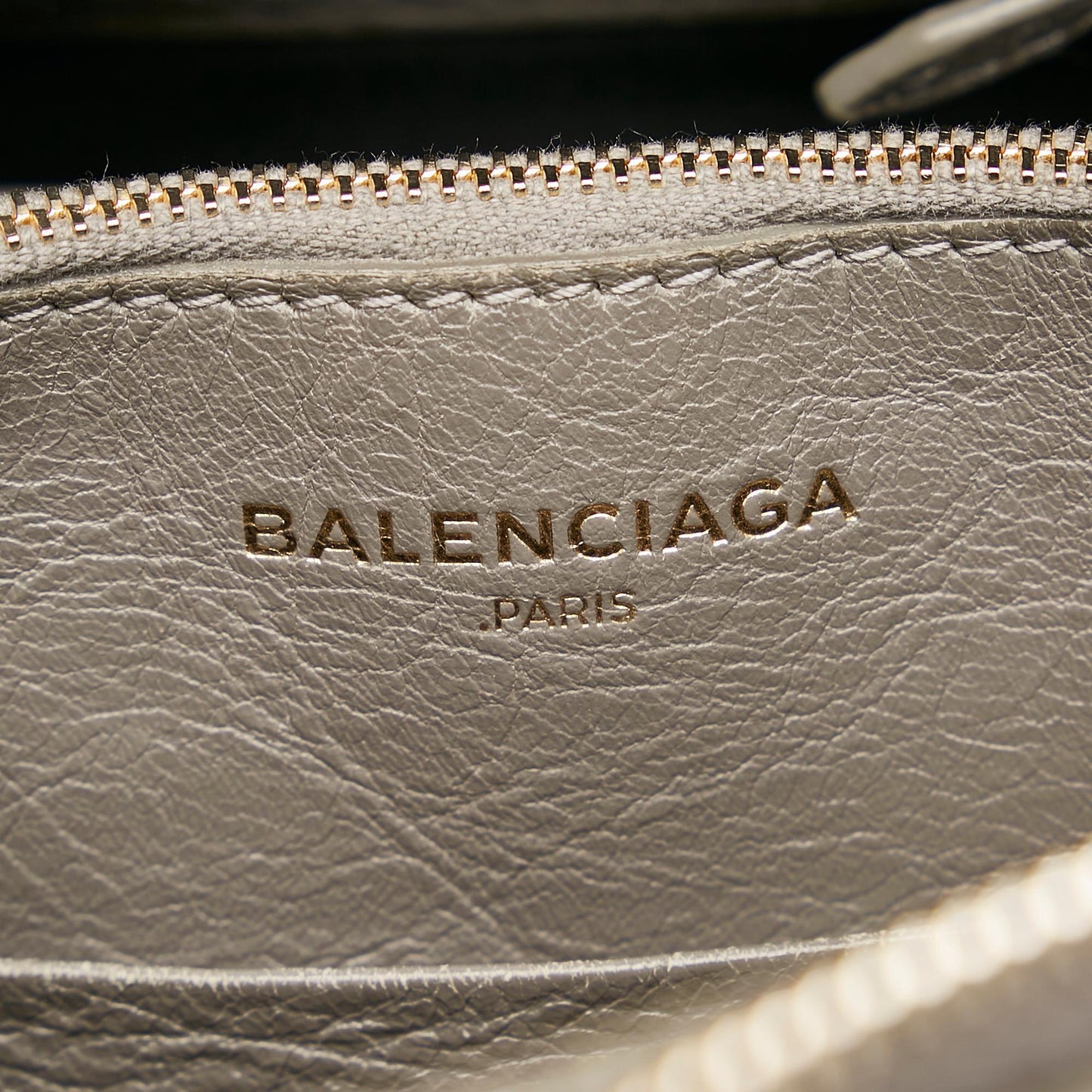 Balenciaga Blanket Square Leather Satchel