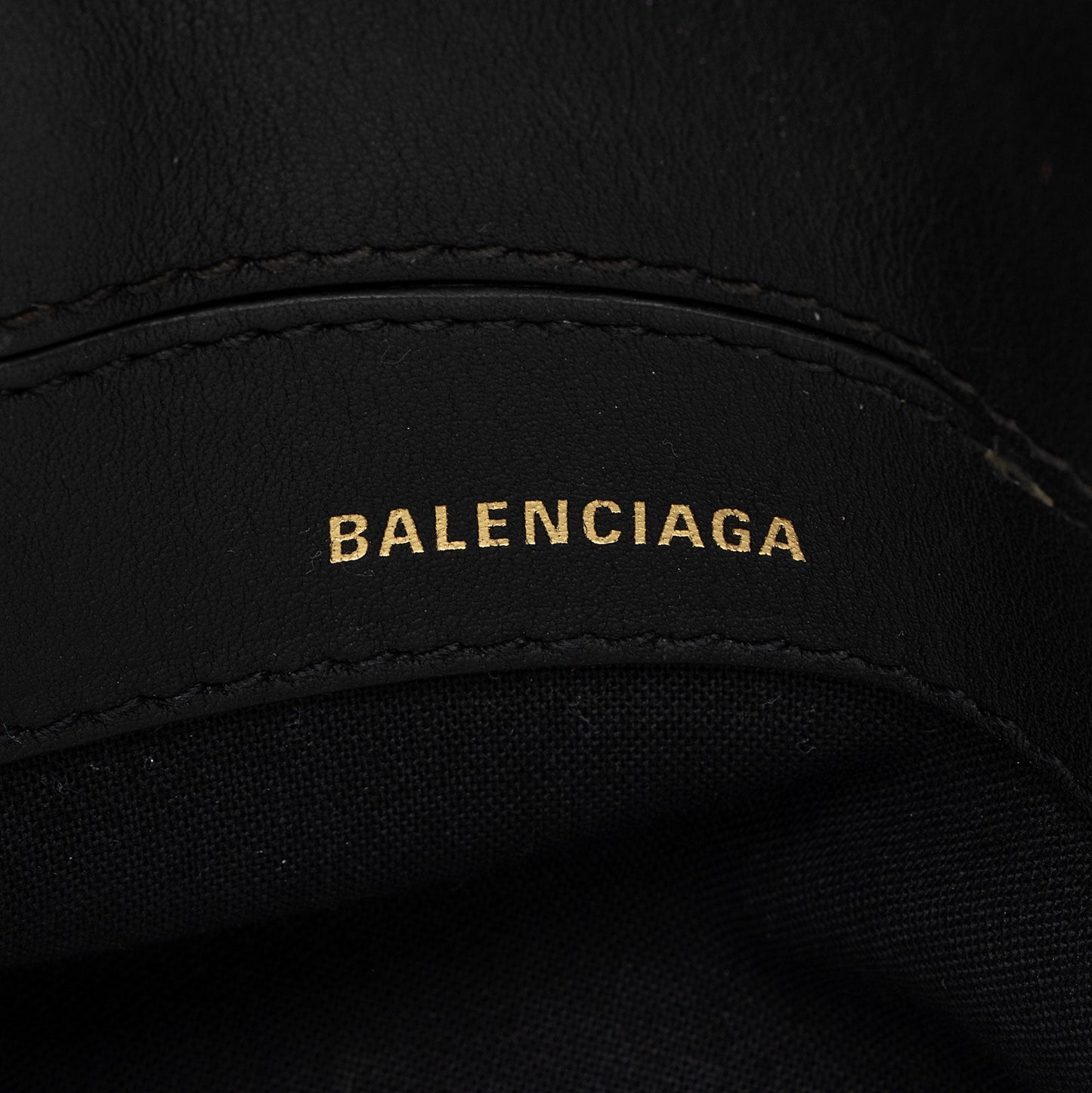 Balenciaga Calfskin Logo XXS Ville Top Handle