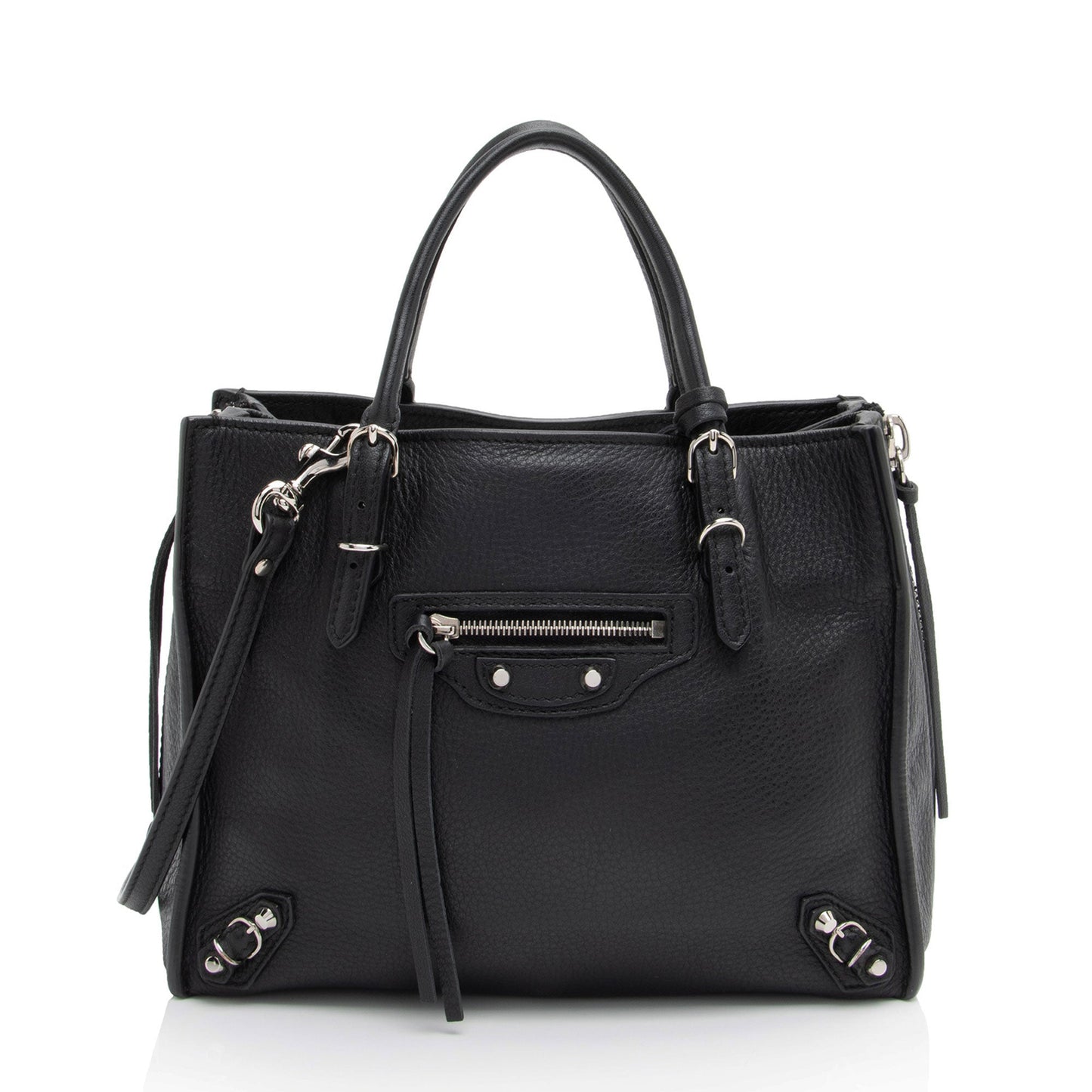 Balenciaga Calfskin Papier A4 Zip Around Mini Tote