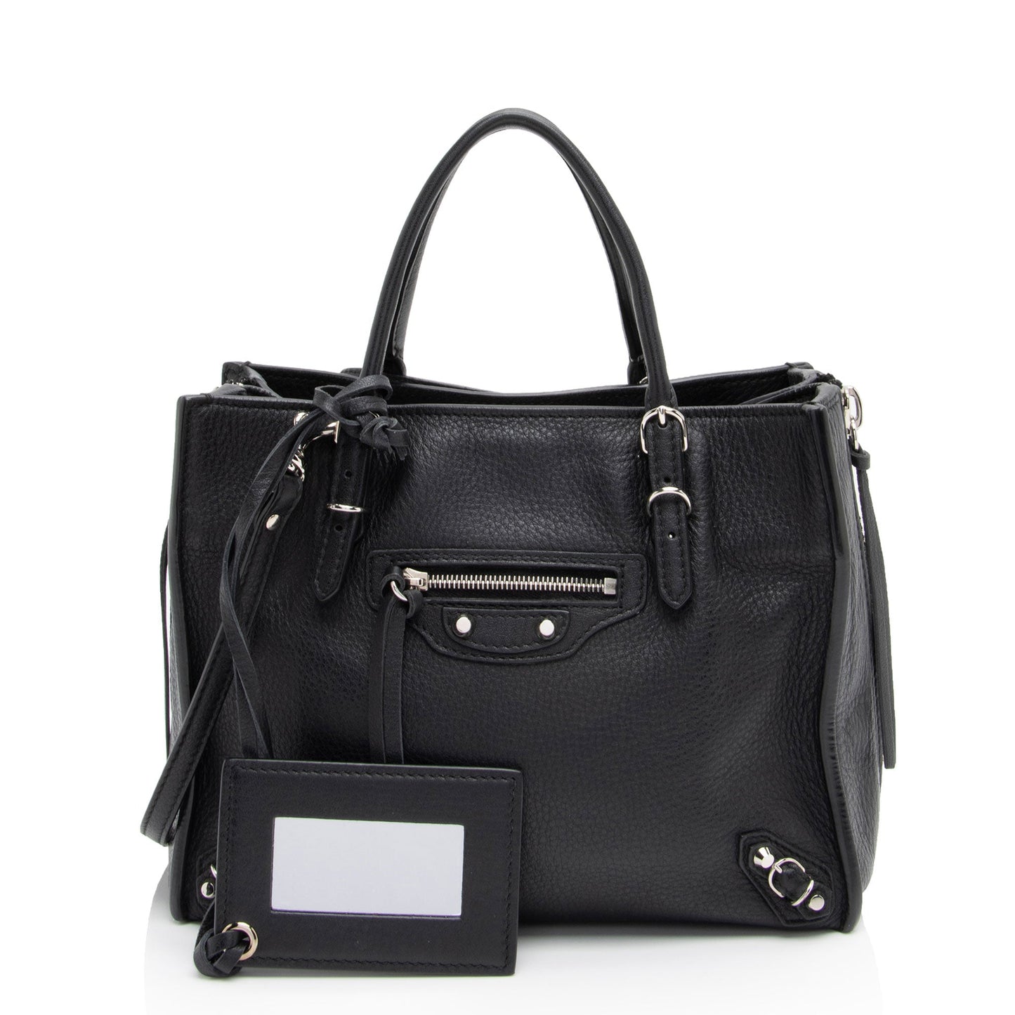 Balenciaga Calfskin Papier A4 Zip Around Mini Tote