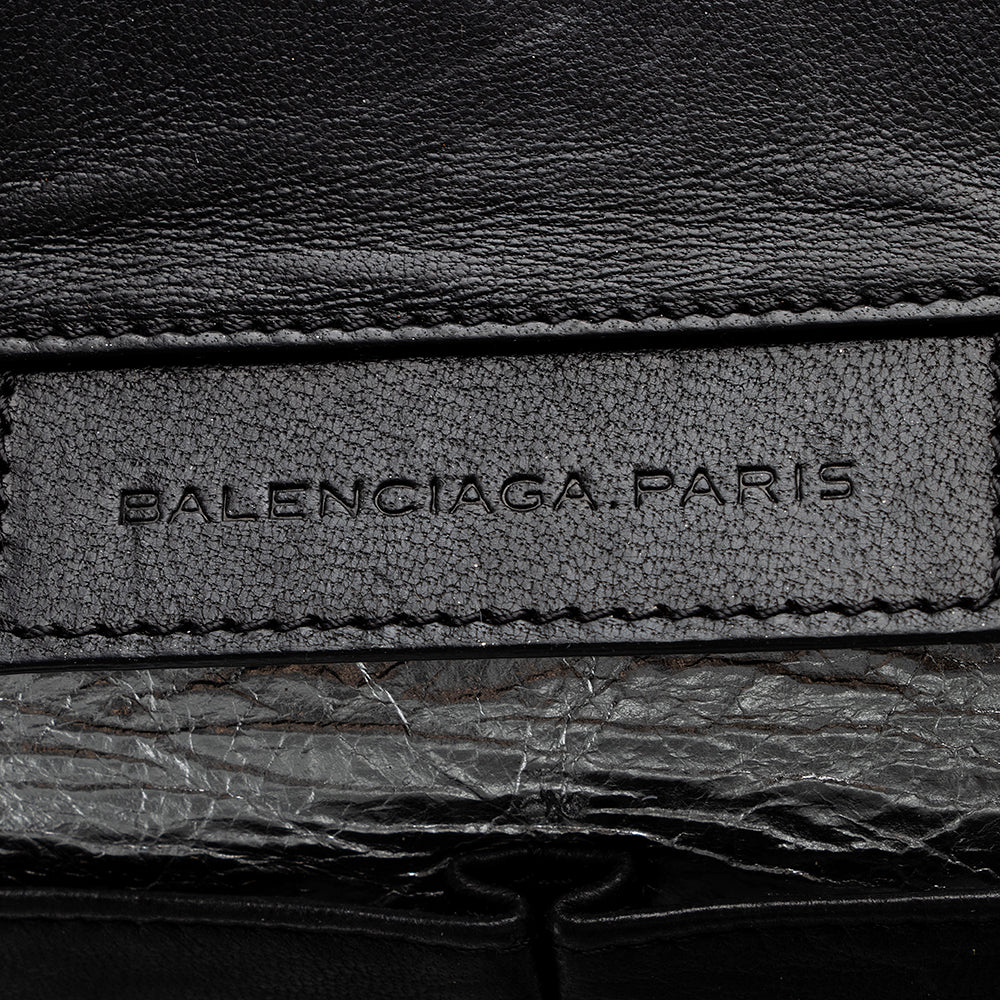 Balenciaga Calfskin Papier A4 Zip Around Large Tote