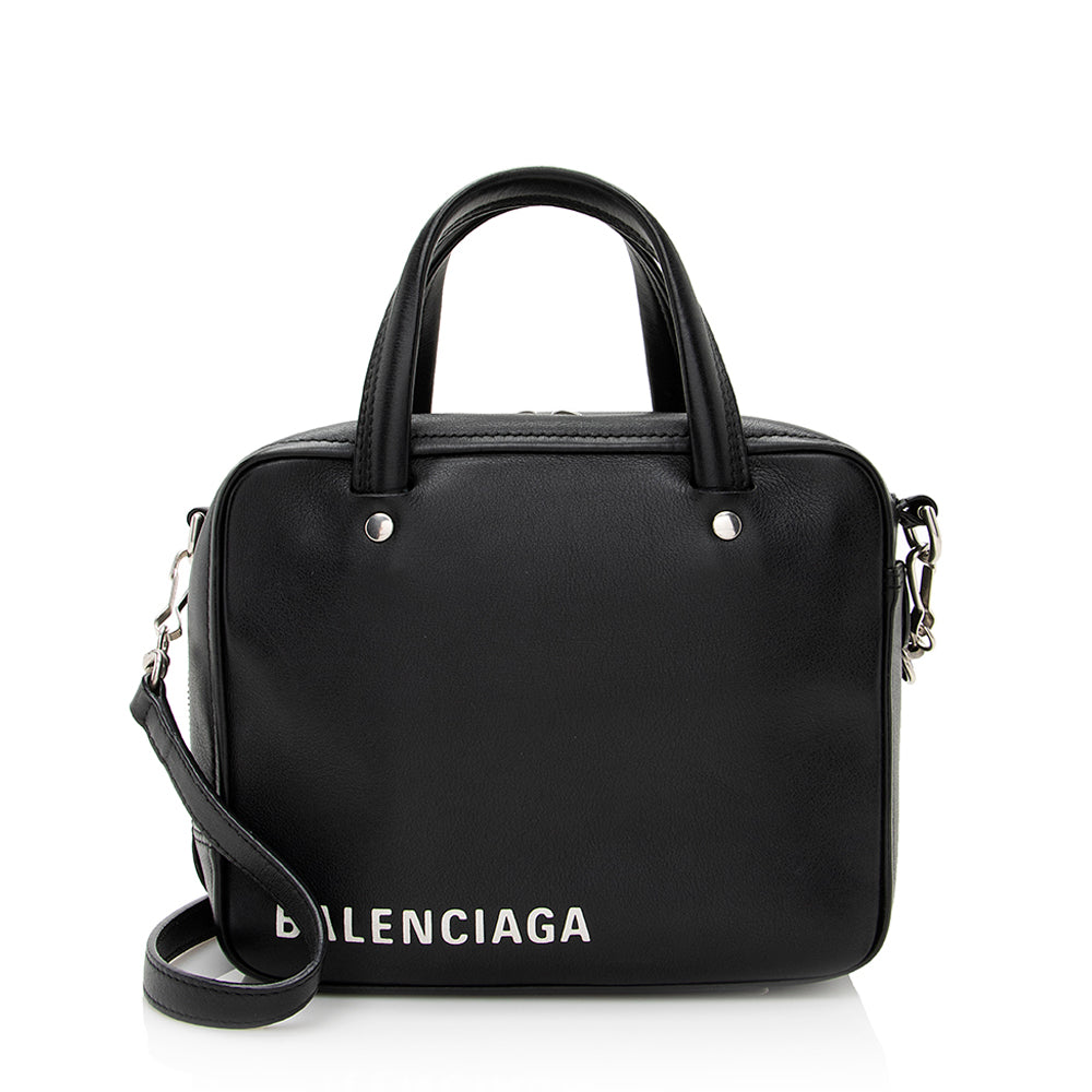 Balenciaga Calfskin Triangle Square XS Bag