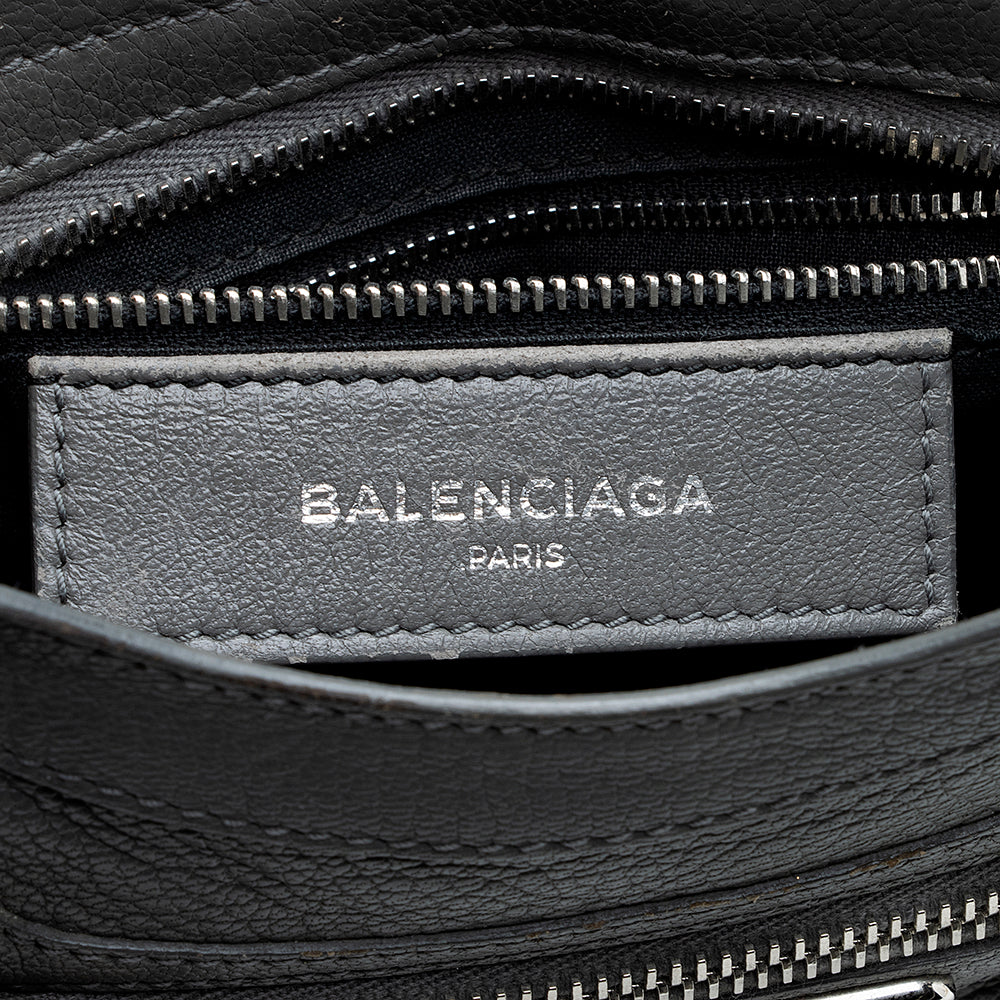 Balenciaga Chevre Metal Edge City Mini Satchel