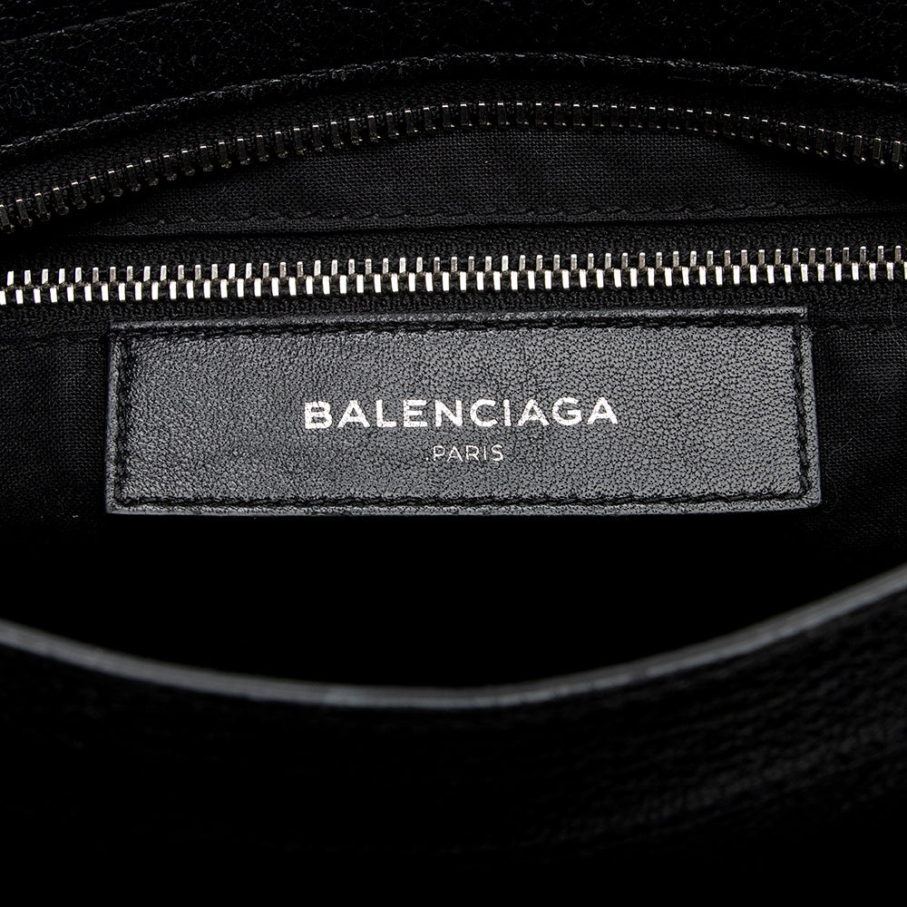 Balenciaga Chevre Metallic Edge City Small Satchel