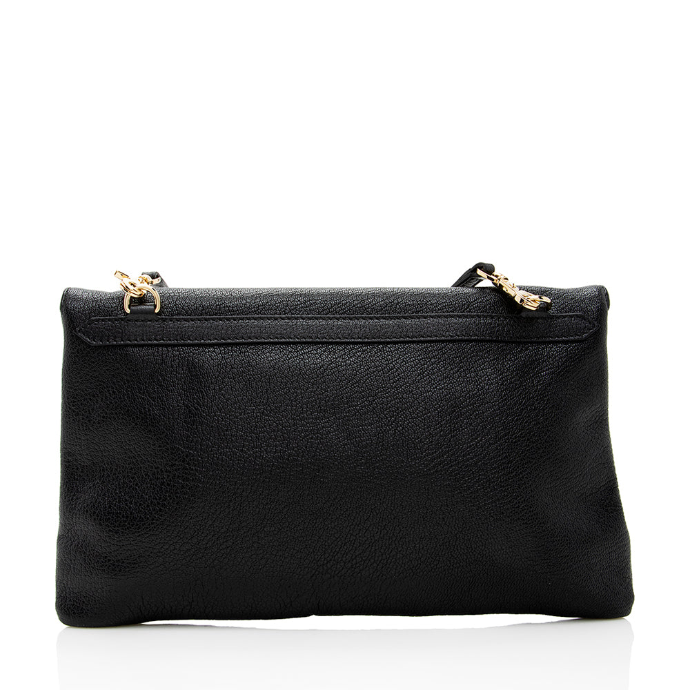 Balenciaga Chevre Metallic Edge Envelope Clutch