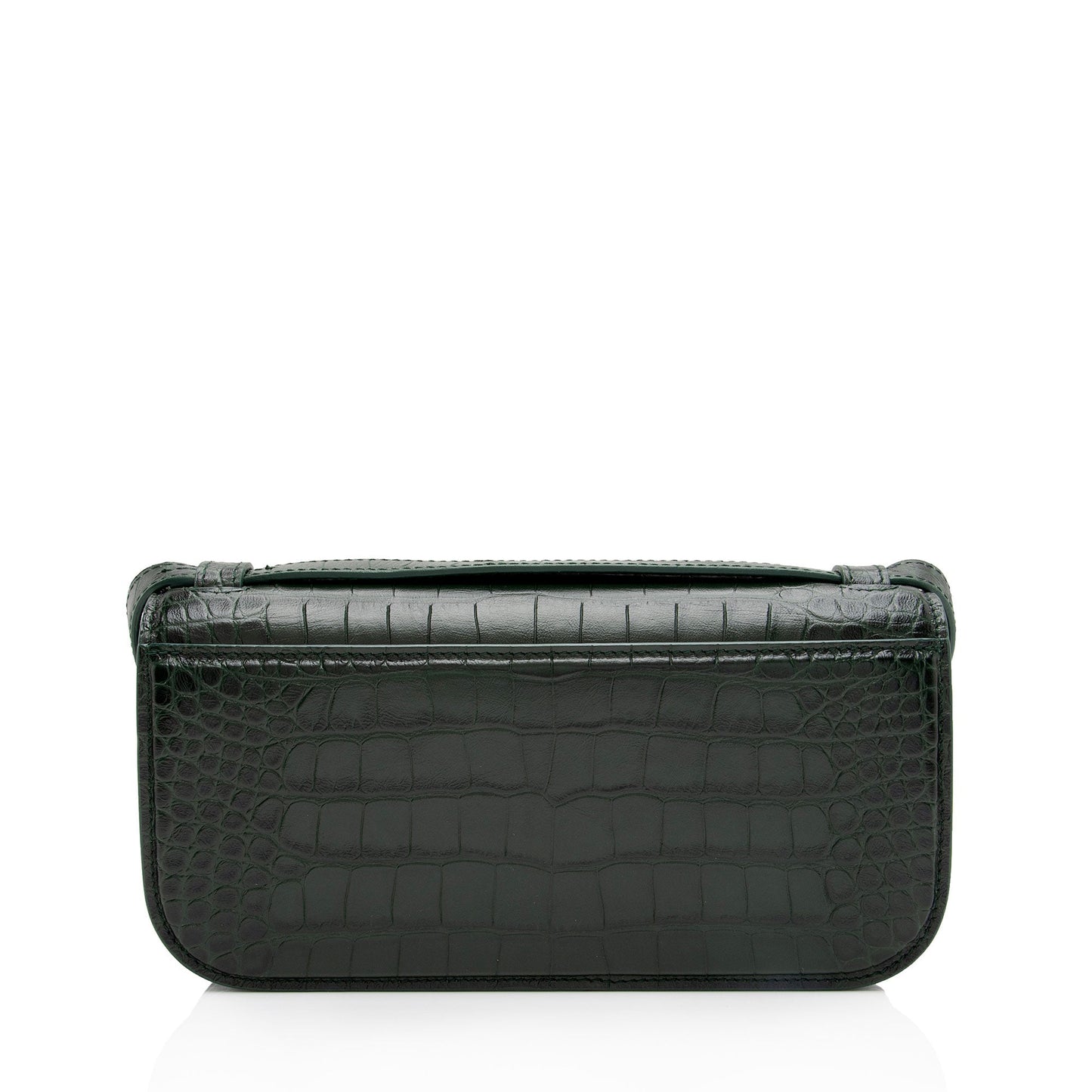 Balenciaga Croc Embossed Calfskin Gossip Small Shoulder Bag