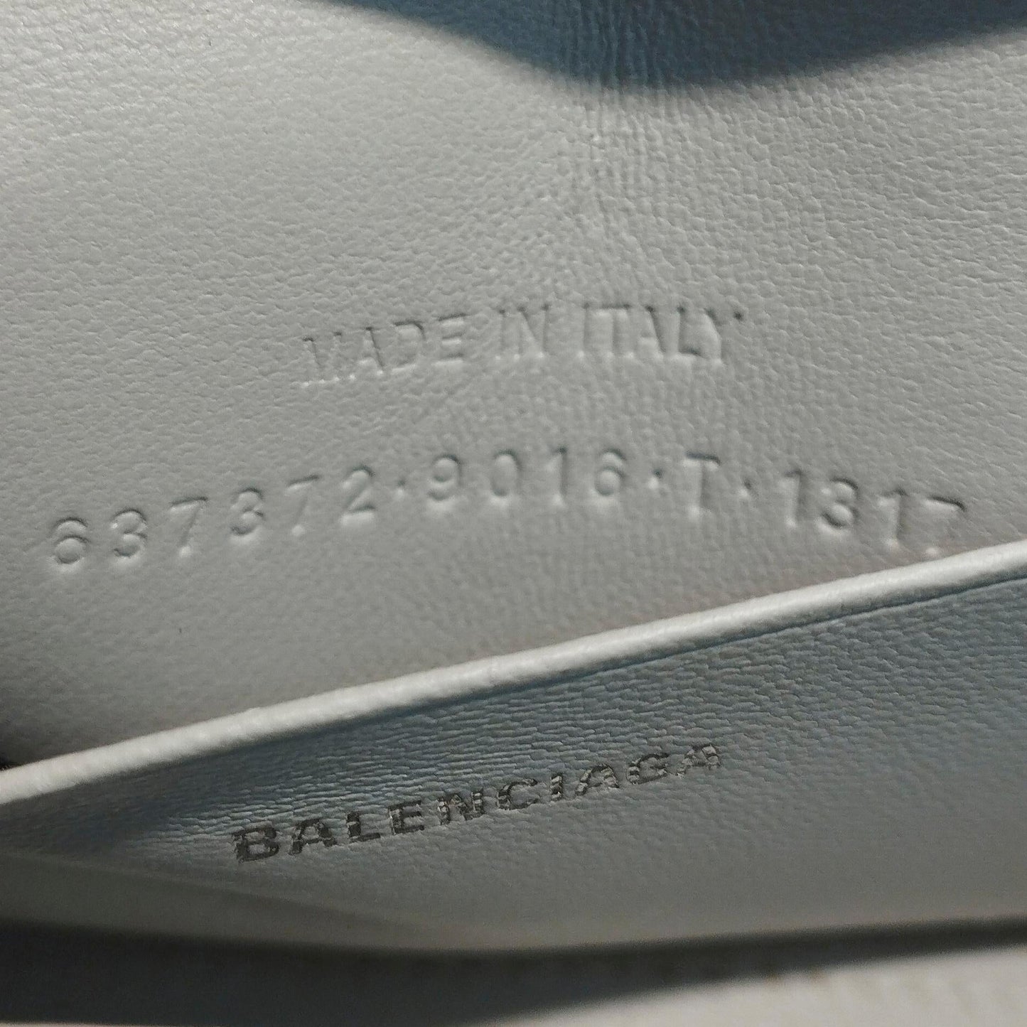 Balenciaga Embossed Hourglass Mini