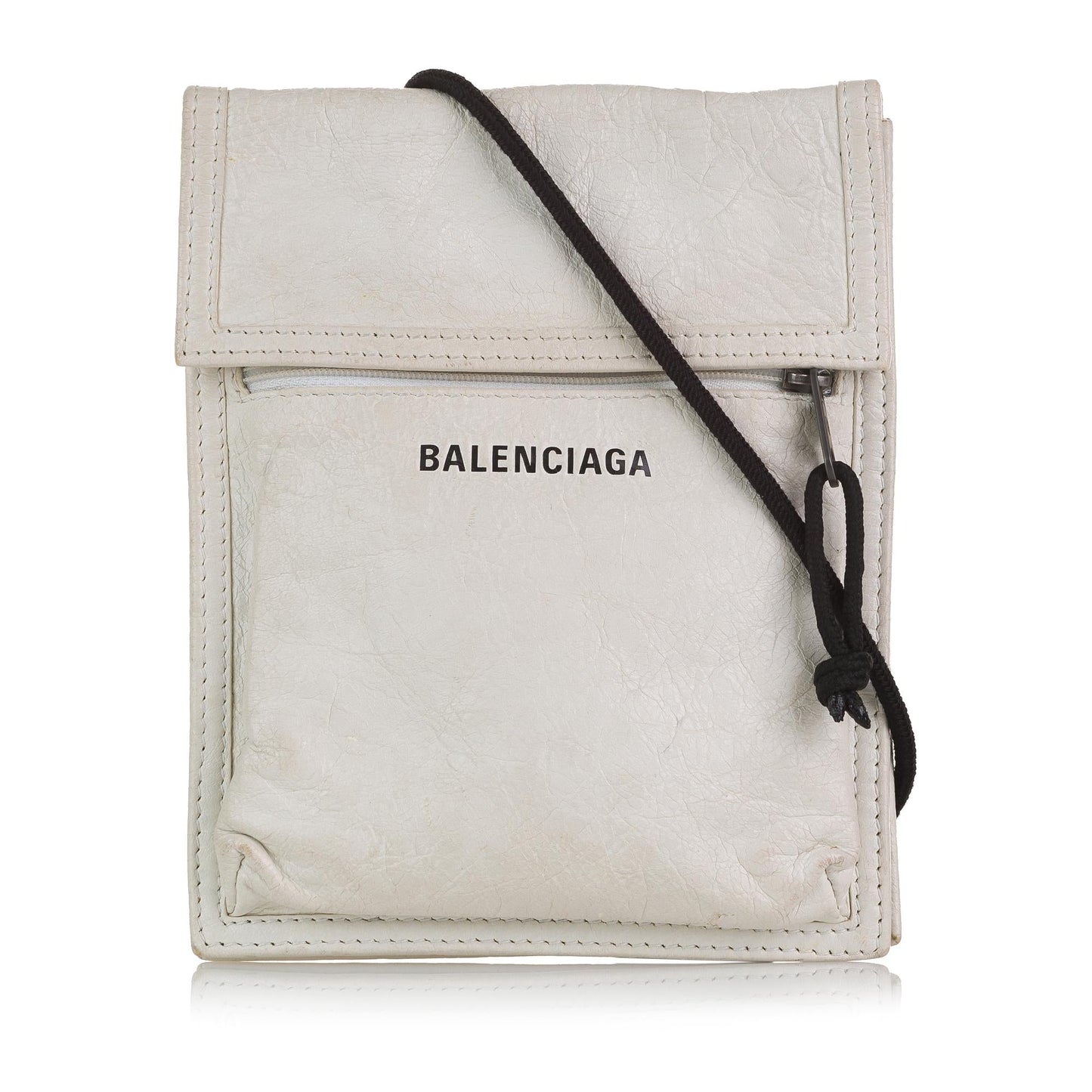 Balenciaga Explorer Pouch Leather Crossbody