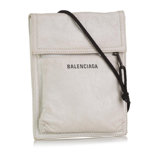 Balenciaga Explorer Pouch Leather Crossbody