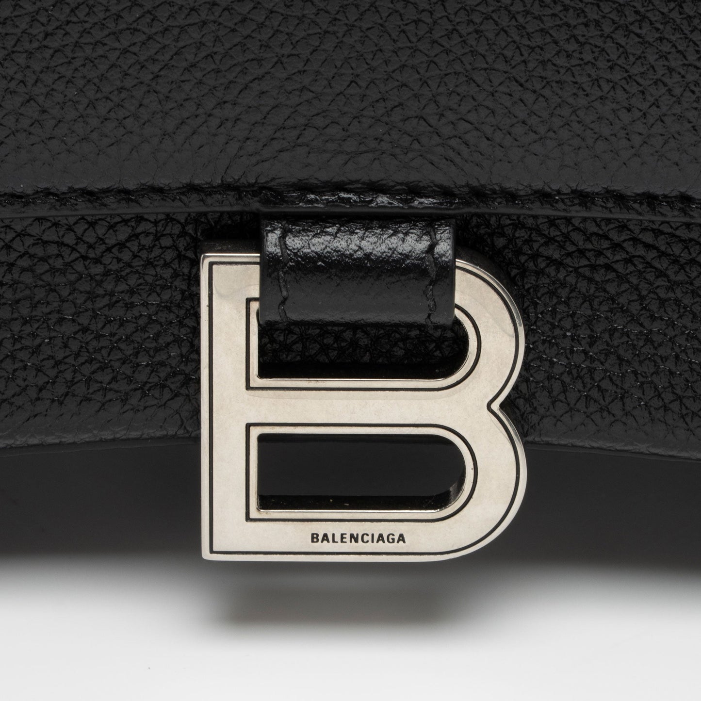 Balenciaga Grained Calfskin Hourglass Small Top Handle