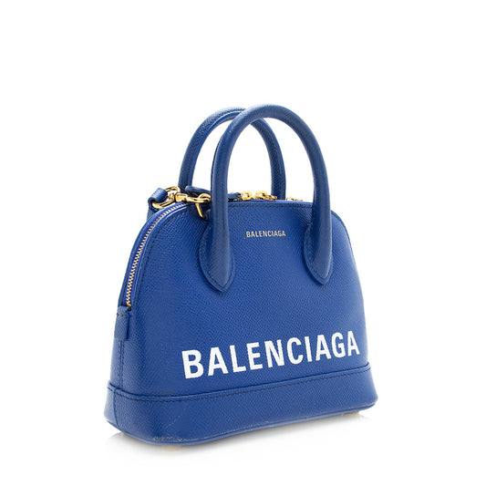 Balenciaga Grained Calfskin Ville XXS Top Handle Bag - FINAL SALE