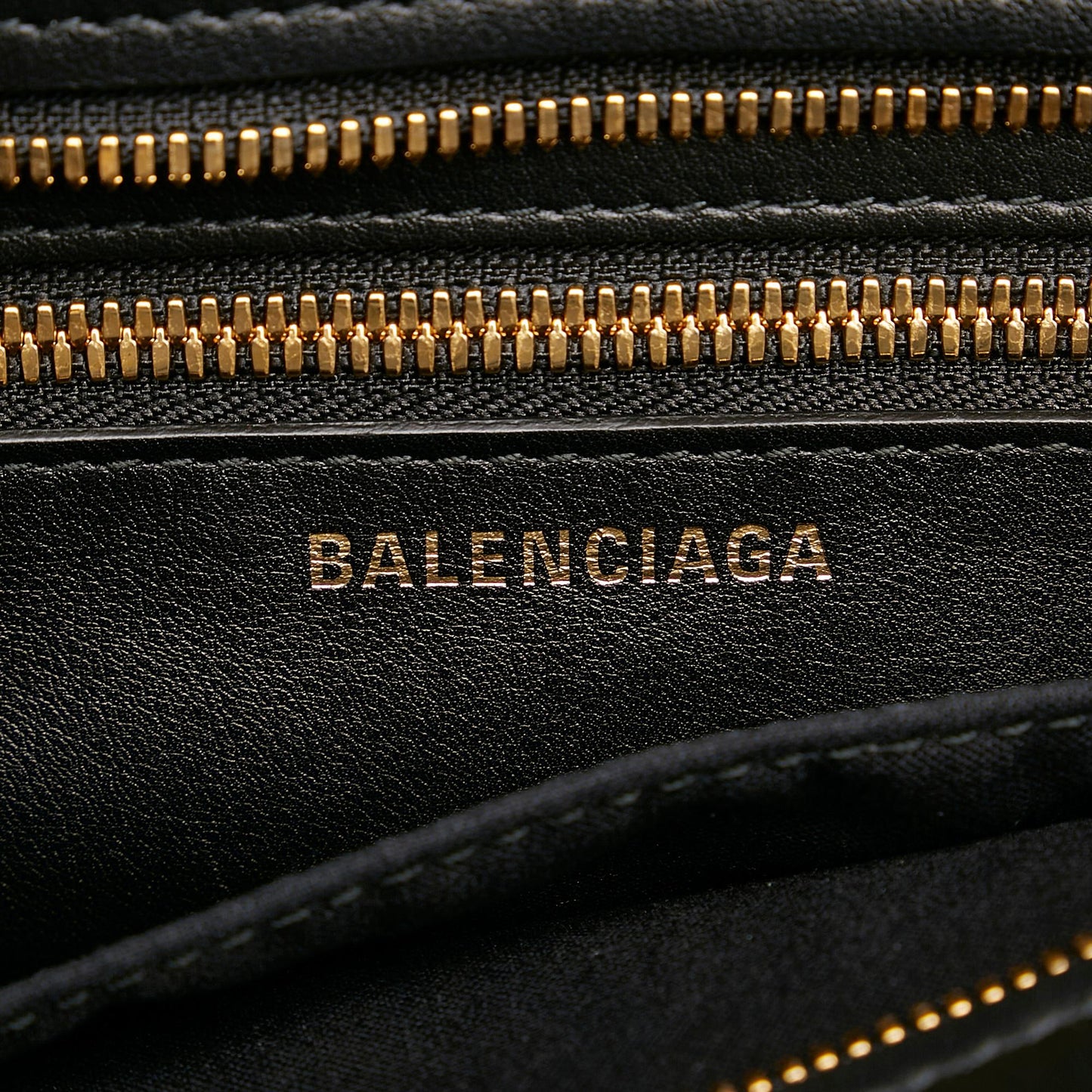 Balenciaga Laundry Cabas Fringe Leather Tote Bag