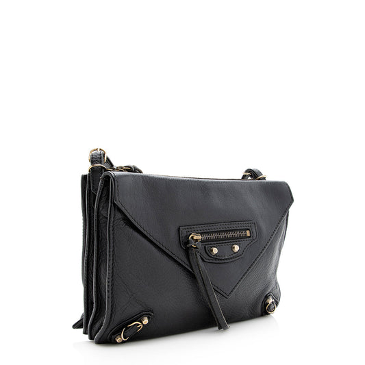 Balenciaga Leather Papier Triple Crossbody Bag - FINAL SALE