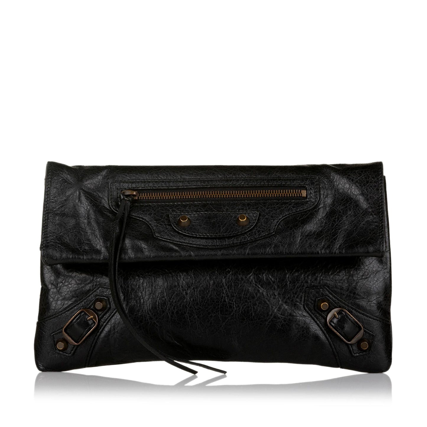 Balenciaga Motocross Classic Envelope Clutch Bag