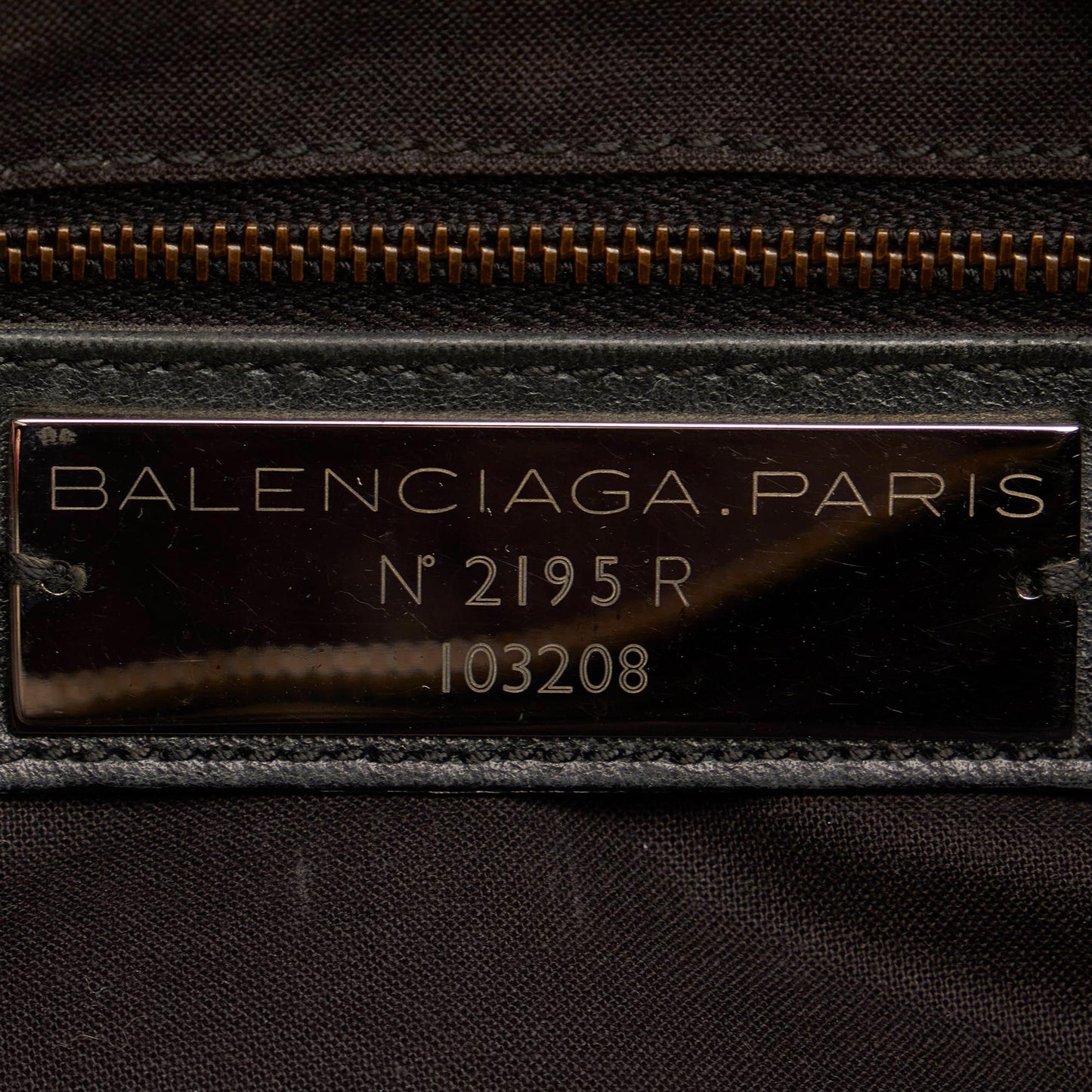 Balenciaga Motocross Classic First Lambskin Leather Satchel