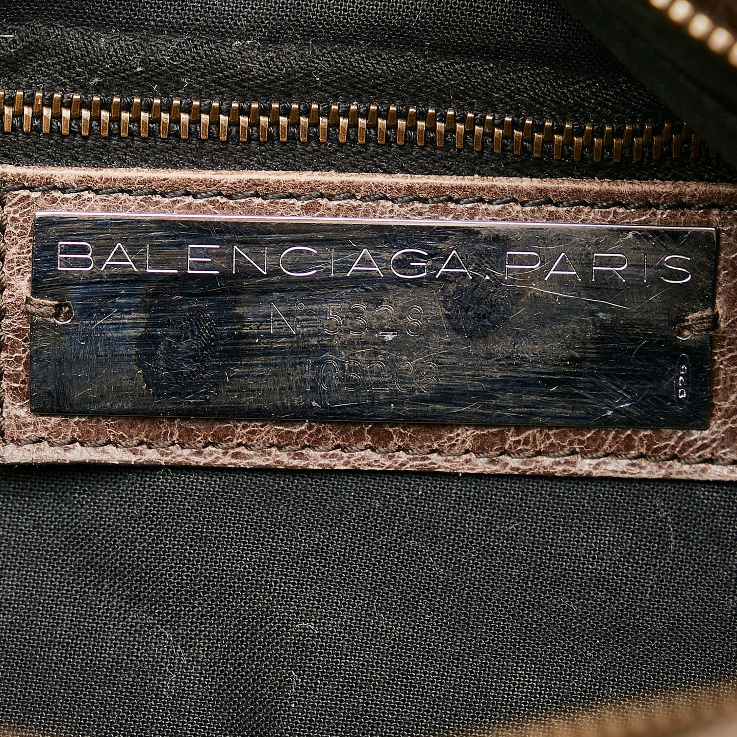 Balenciaga Motocross Classic First Lambskin Leather Shoulder Bag