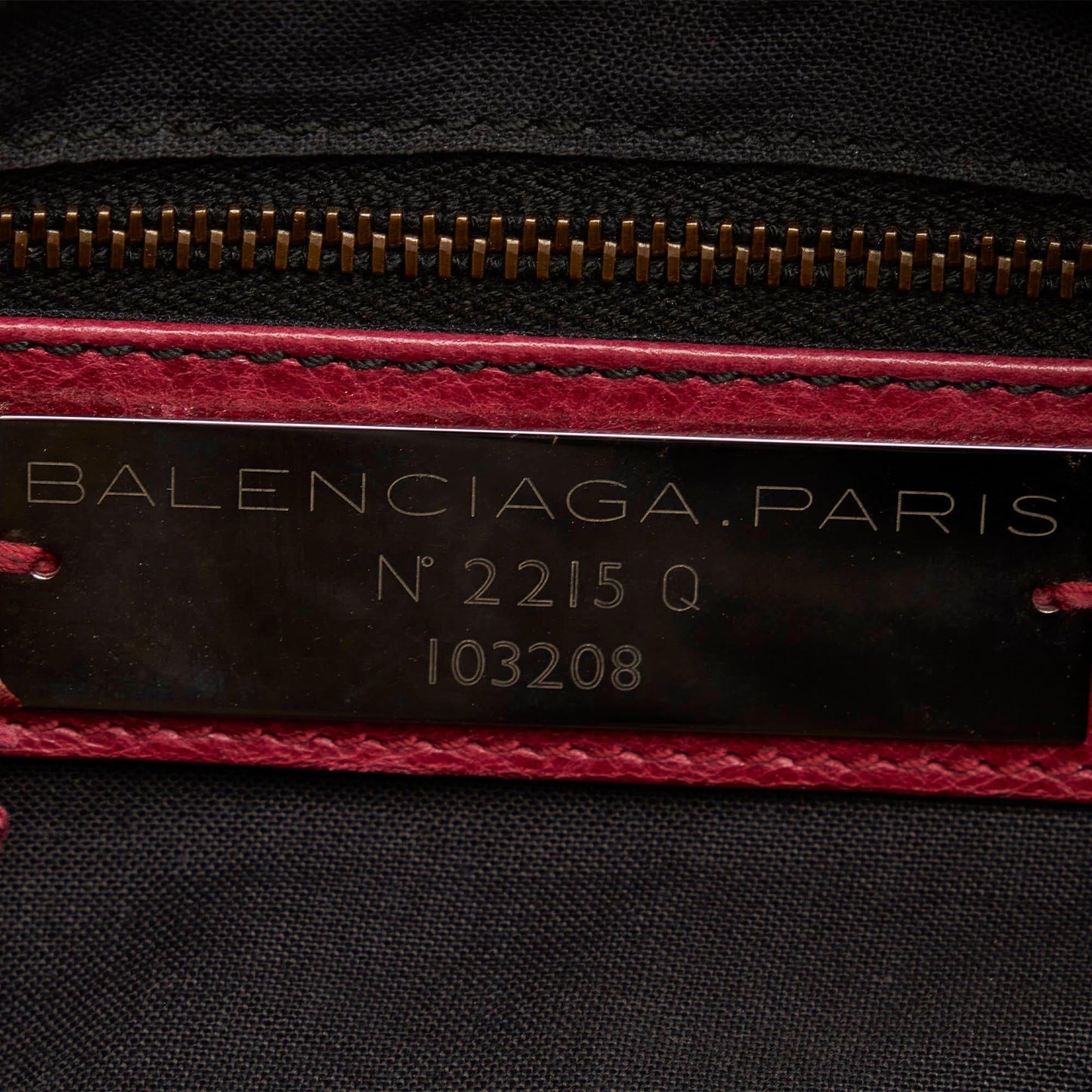 Balenciaga Motocross Classic First Leather Satchel