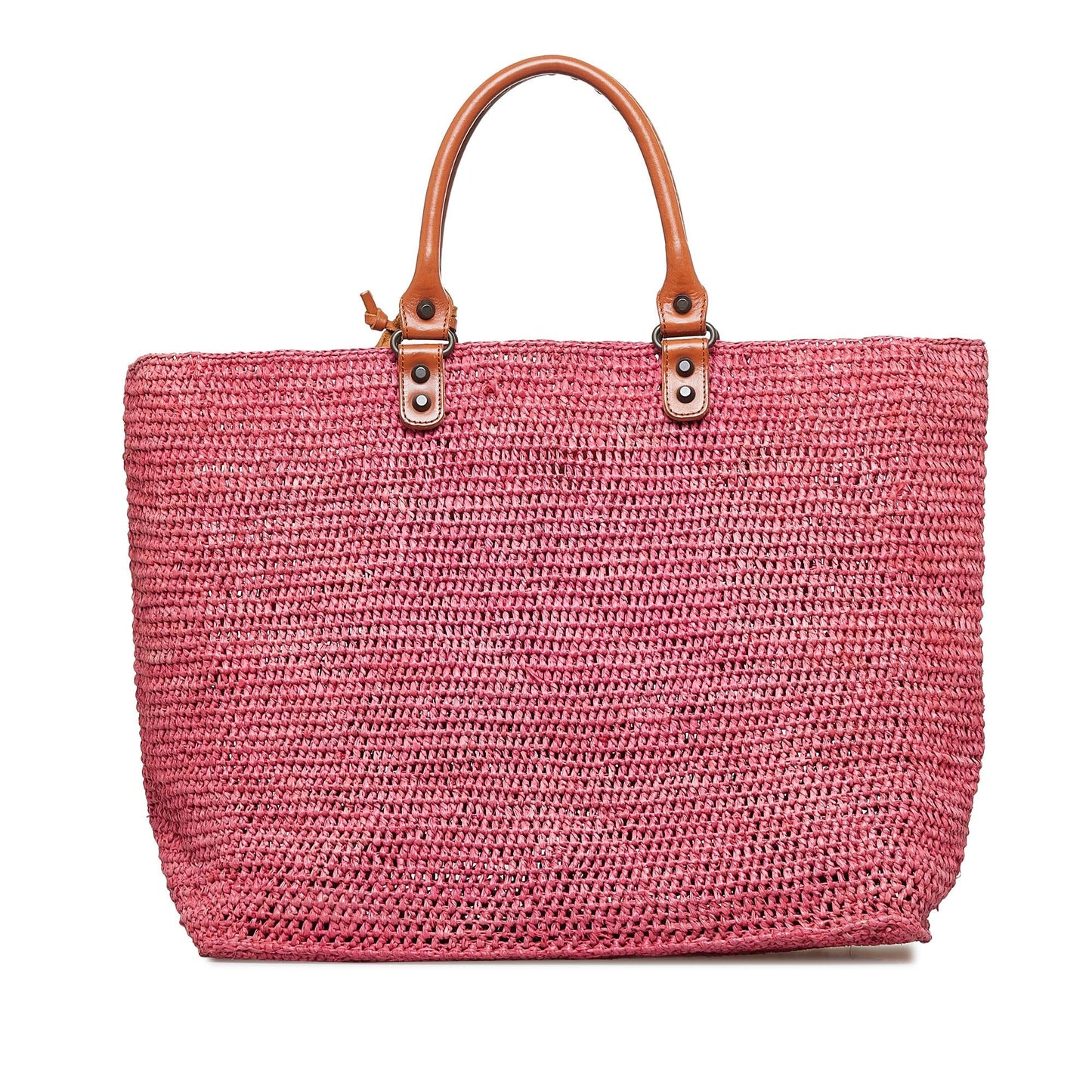 Balenciaga Motocross Classic Raffia Tote