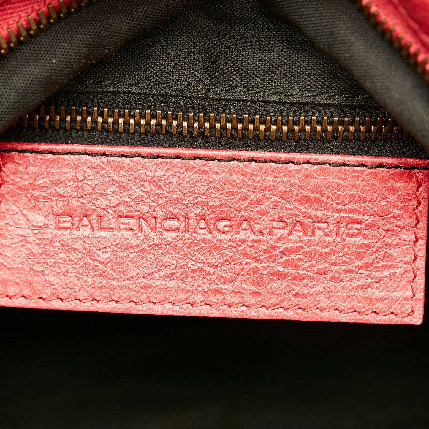 Balenciaga Motocross Classic Town Leather Satchel