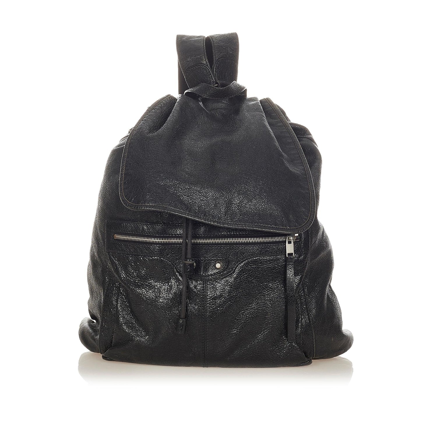 Balenciaga Motocross Classic Traveler S Leather Backpack