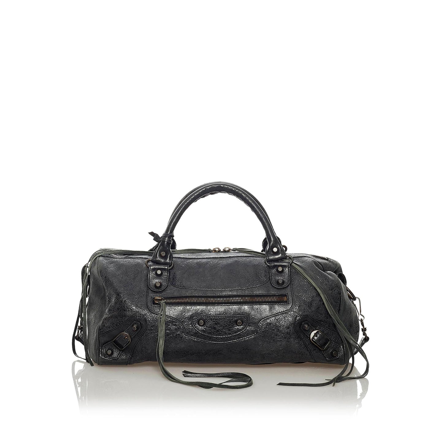 Balenciaga Motocross Classic Twiggy Leather Satchel