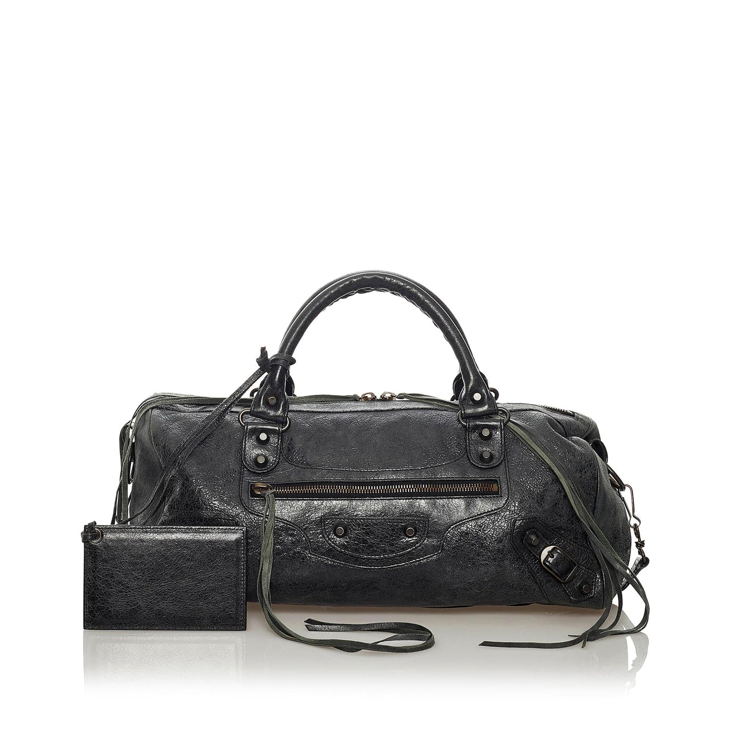 Balenciaga Motocross Classic Twiggy Leather Satchel