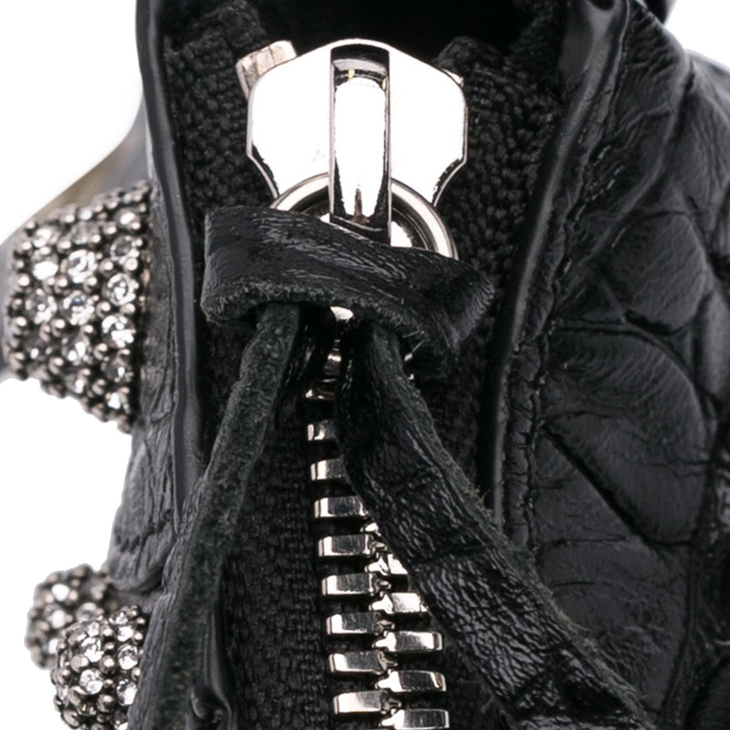 Balenciaga Motocross Embossed Le Cagole with Rhinestones XS