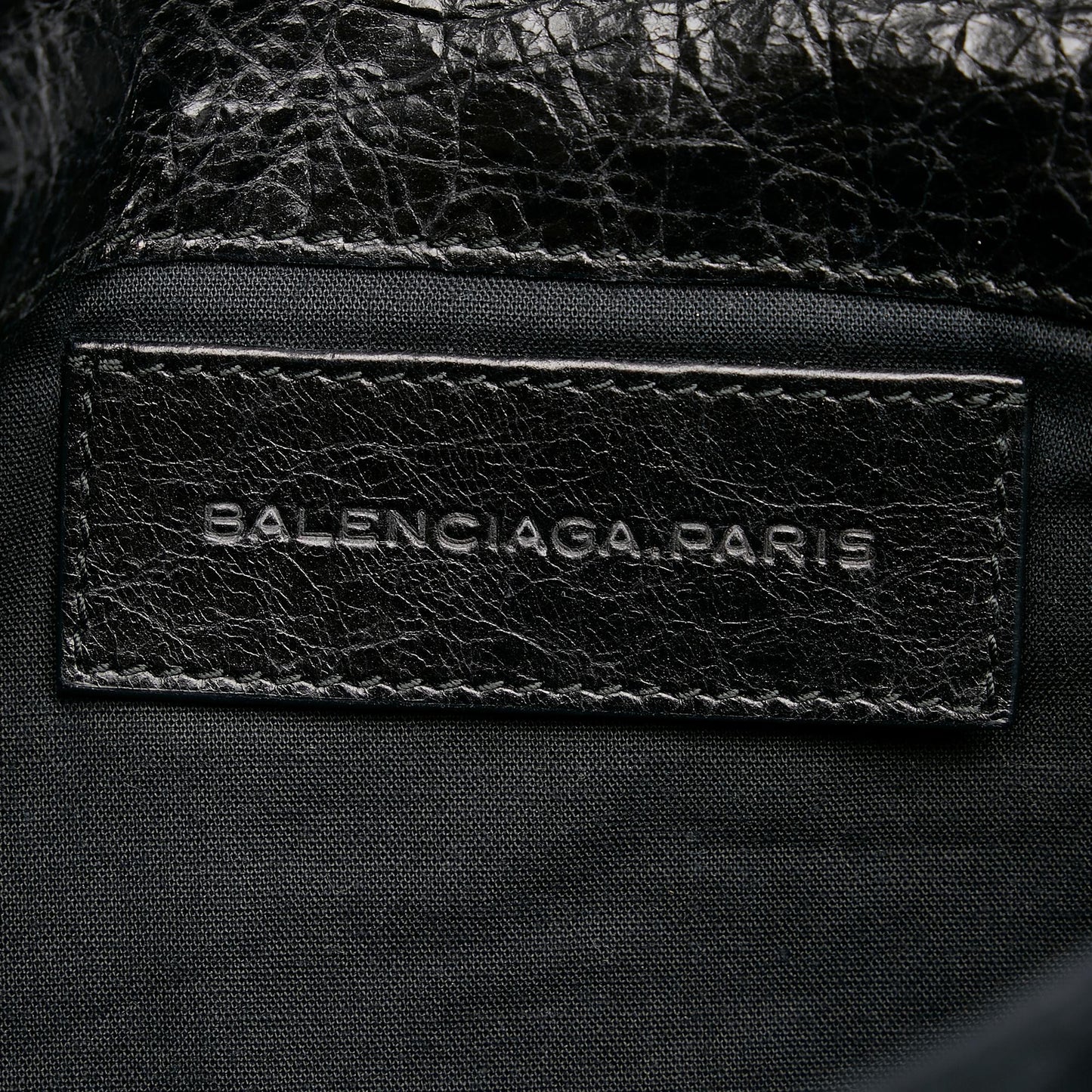 Balenciaga Motocross Giant 12 Envelope Leather Clutch Bag