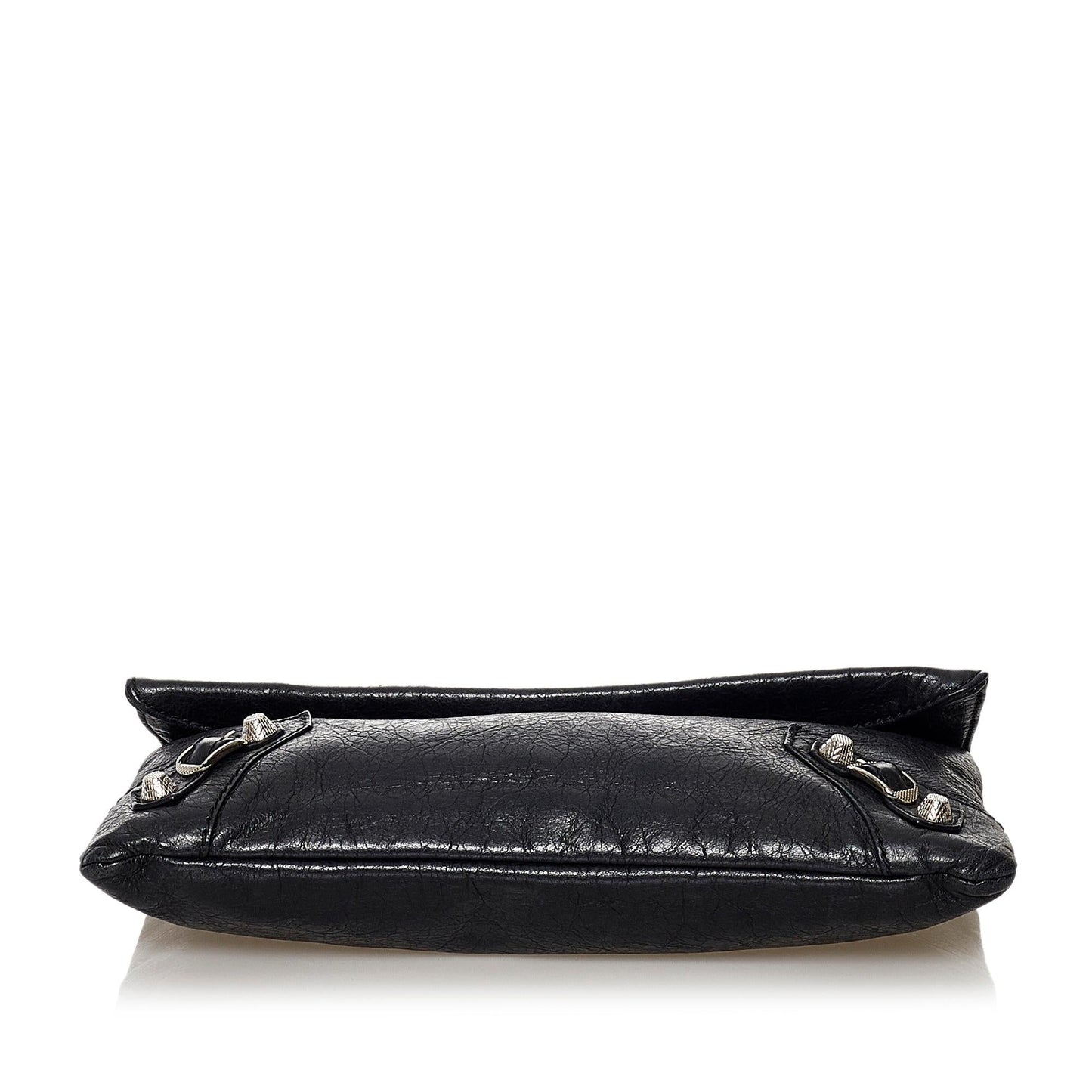 Balenciaga Motocross Giant 12 Envelope Leather Clutch Bag