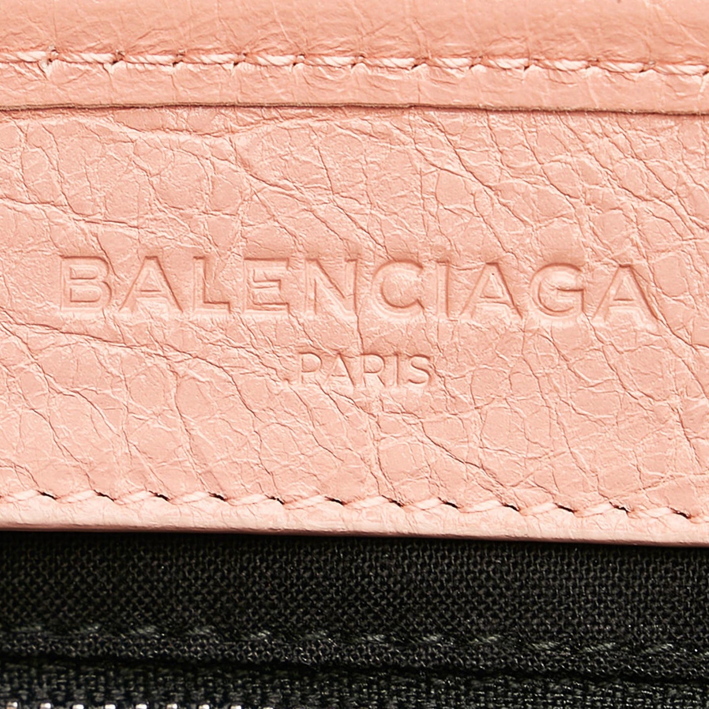 Balenciaga Navy Cabas S Leather Tote Bag