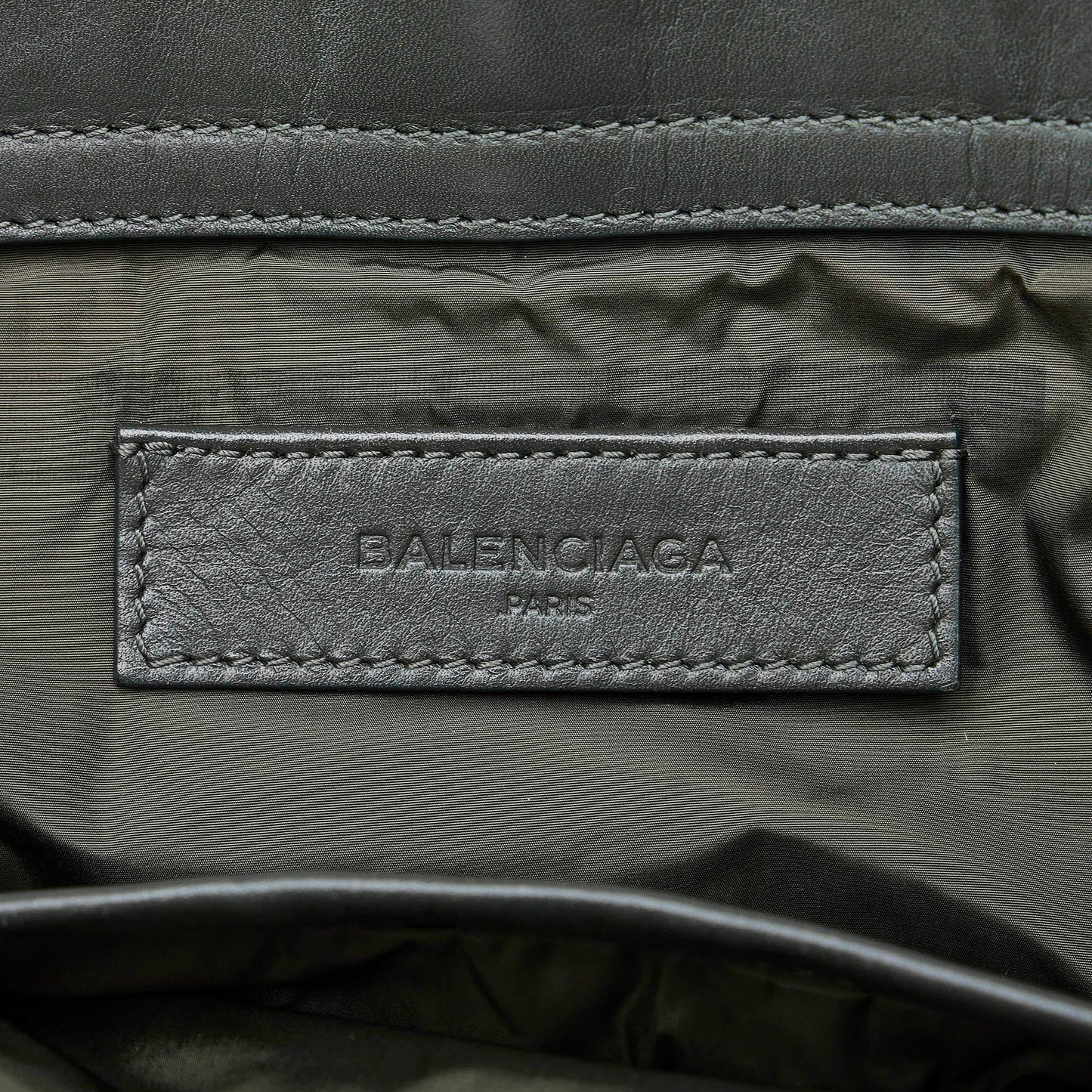 Balenciaga Navy Cabas Tote Bag