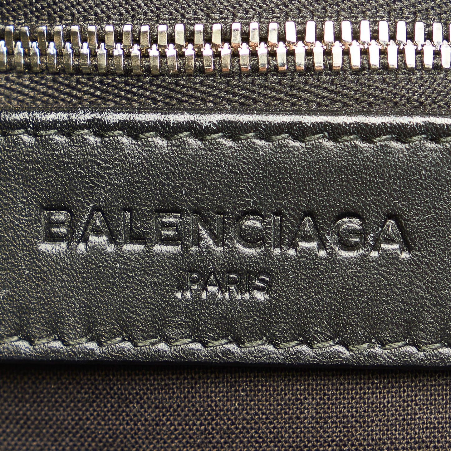 Balenciaga Navy Canvas Backpack