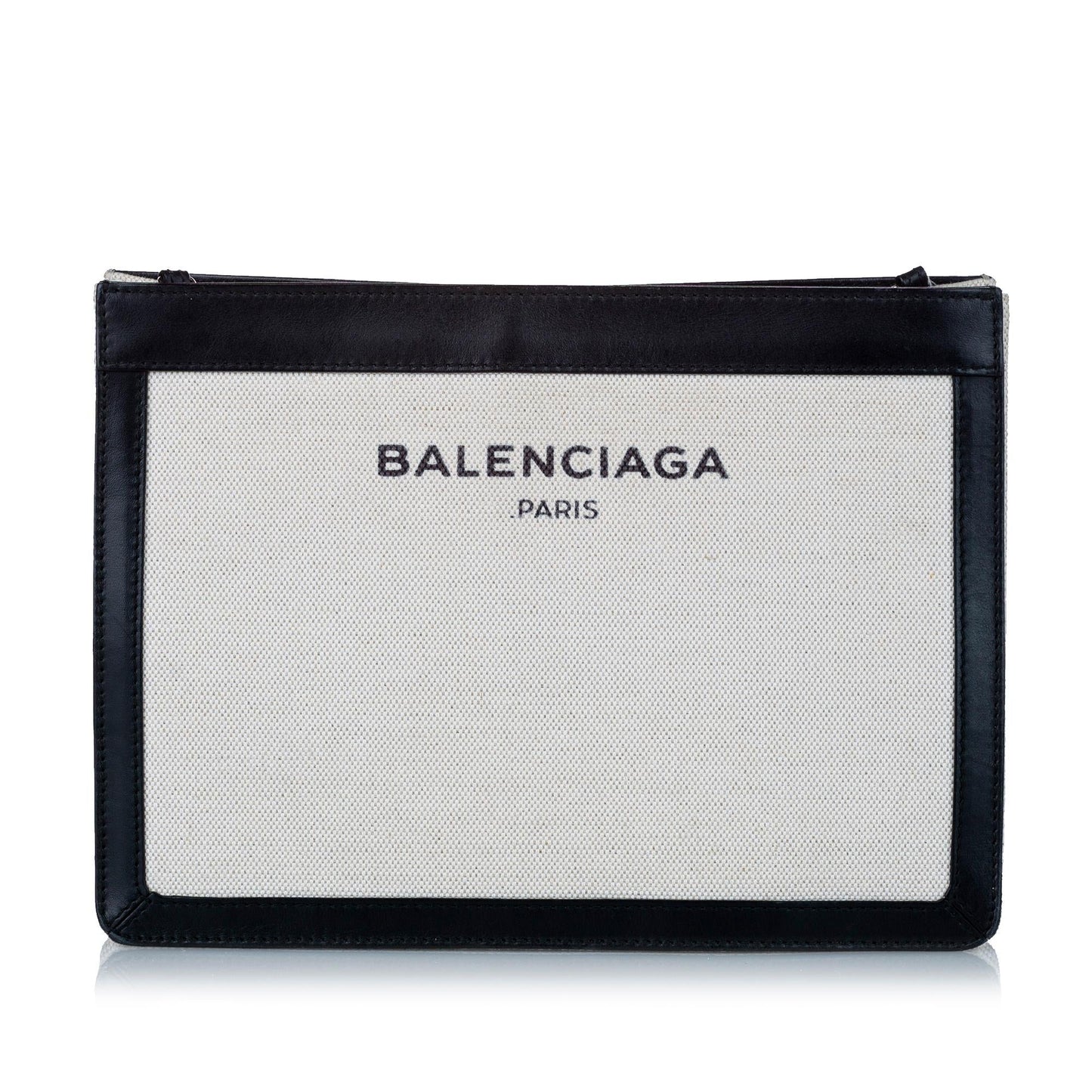 Balenciaga Navy Pochette Canvas Crossbody Bag