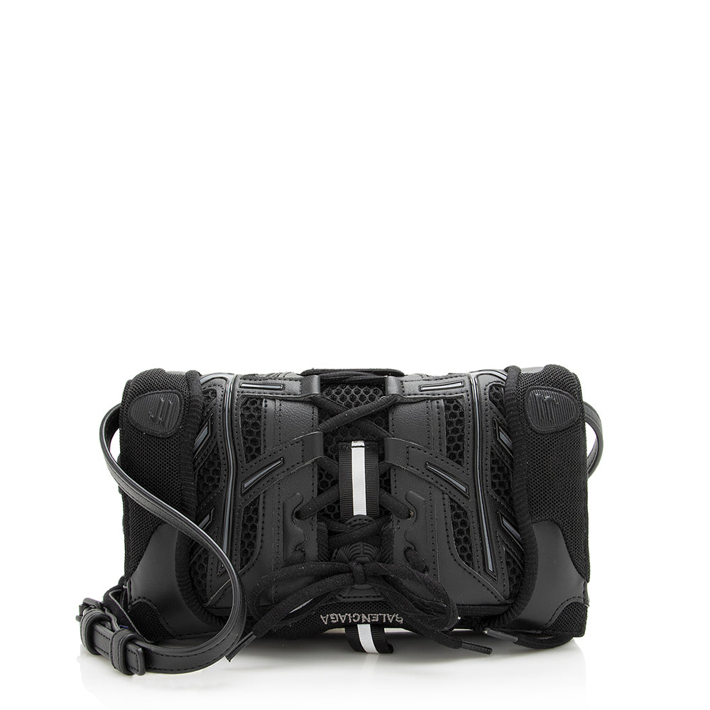 Balenciaga Nylon SneakerHead Phone Holder Crossbody