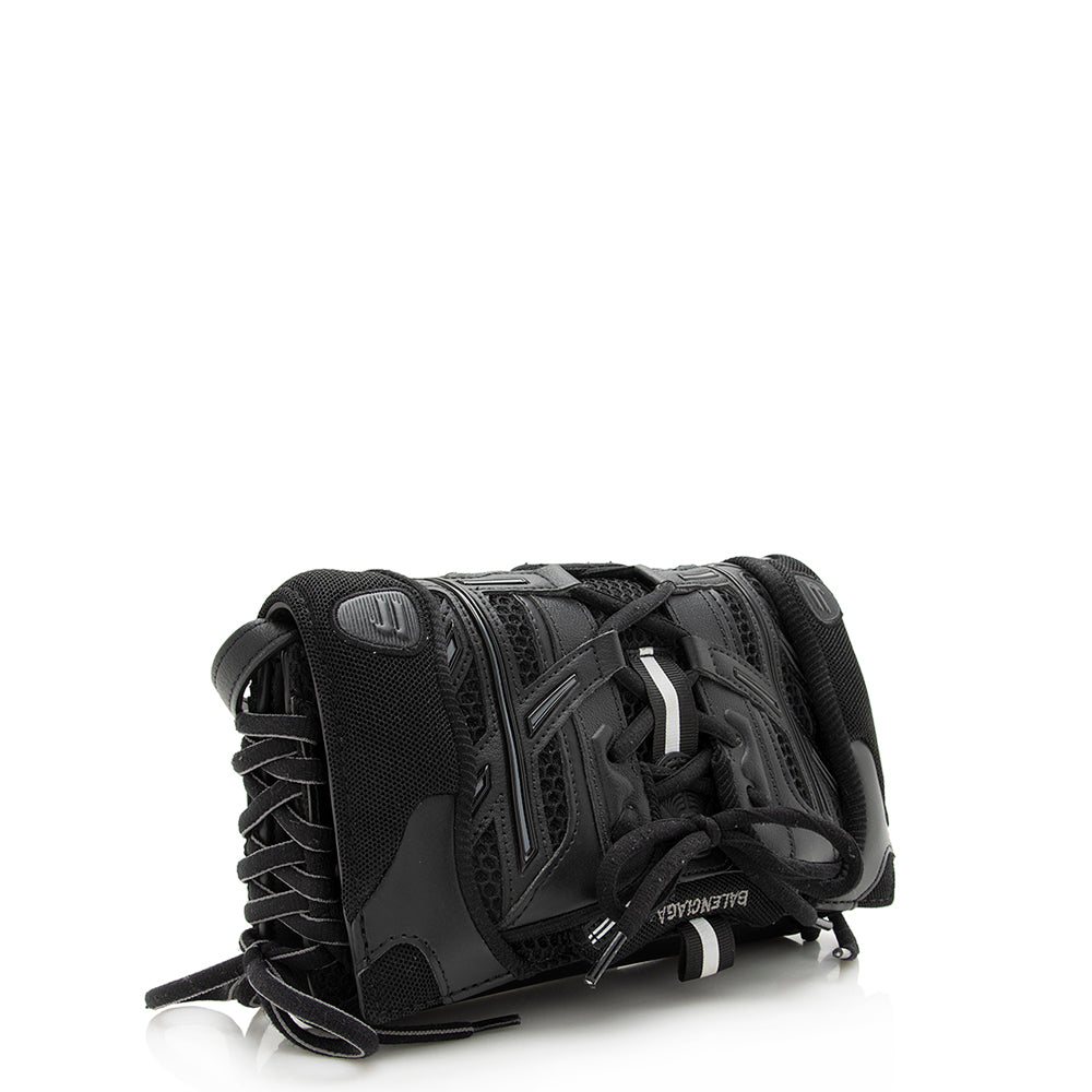 Balenciaga Nylon SneakerHead Phone Holder Crossbody