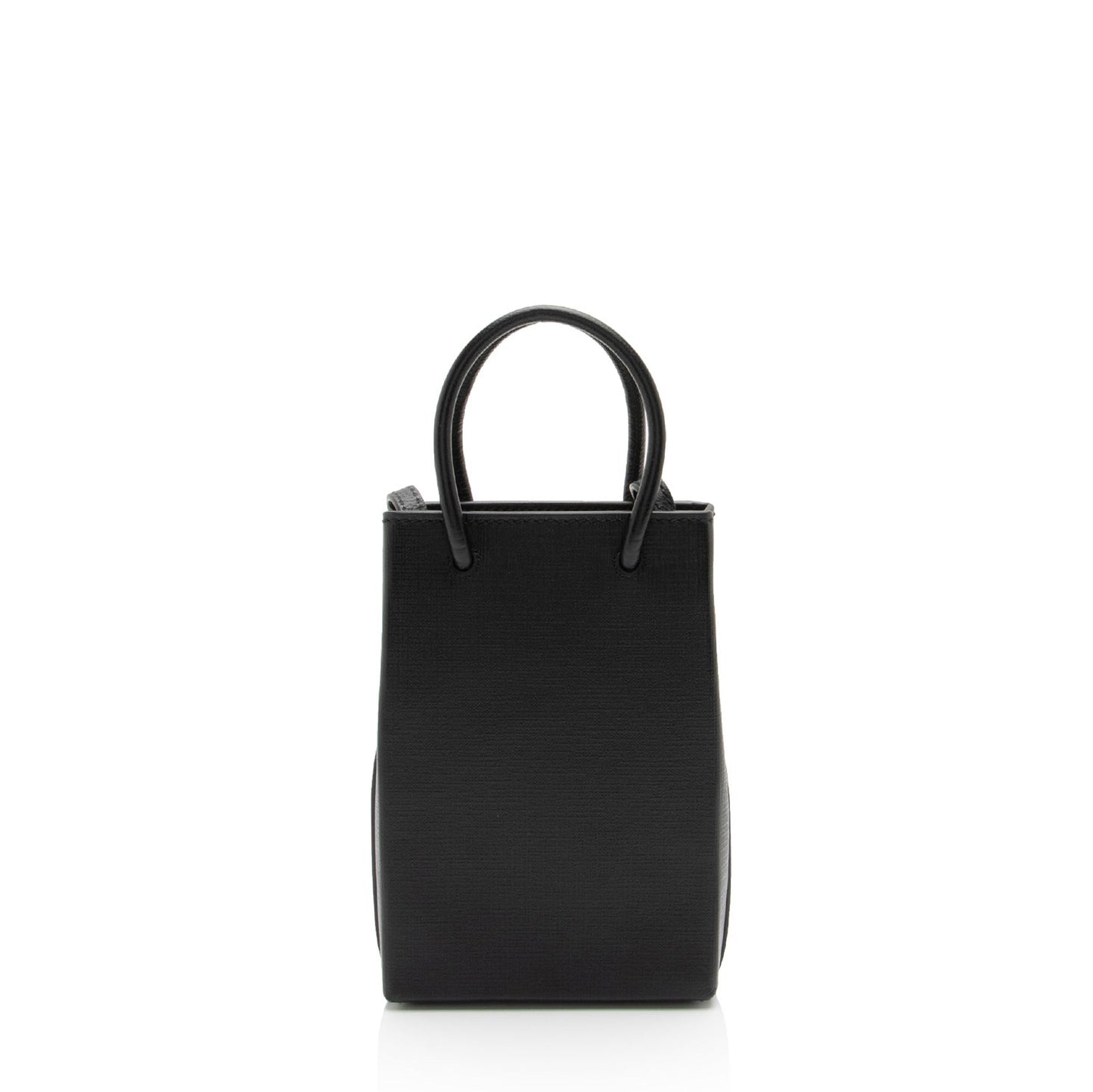 Balenciaga Textured Calfskin Phone Holder Crossbody