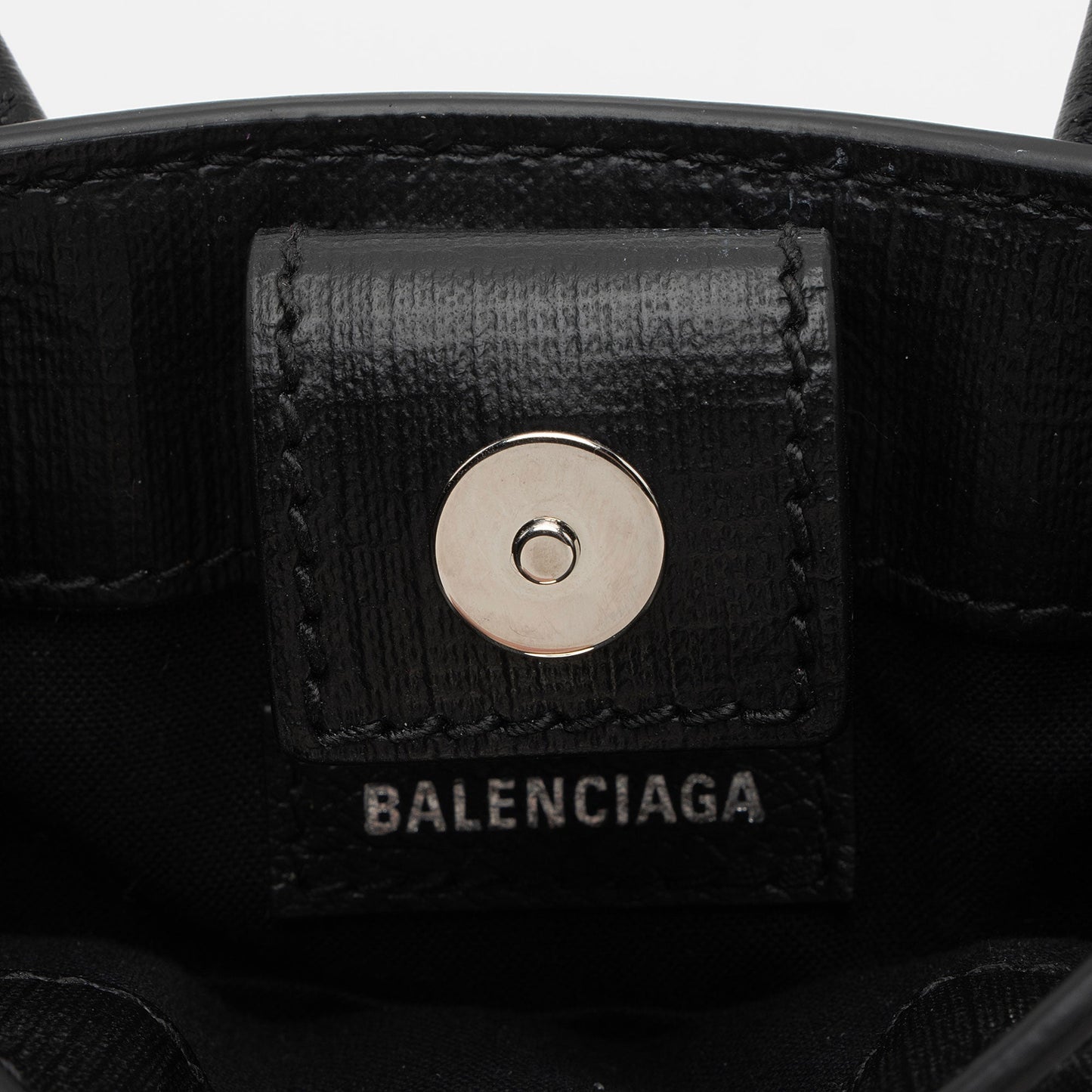 Balenciaga Textured Calfskin Phone Holder Crossbody