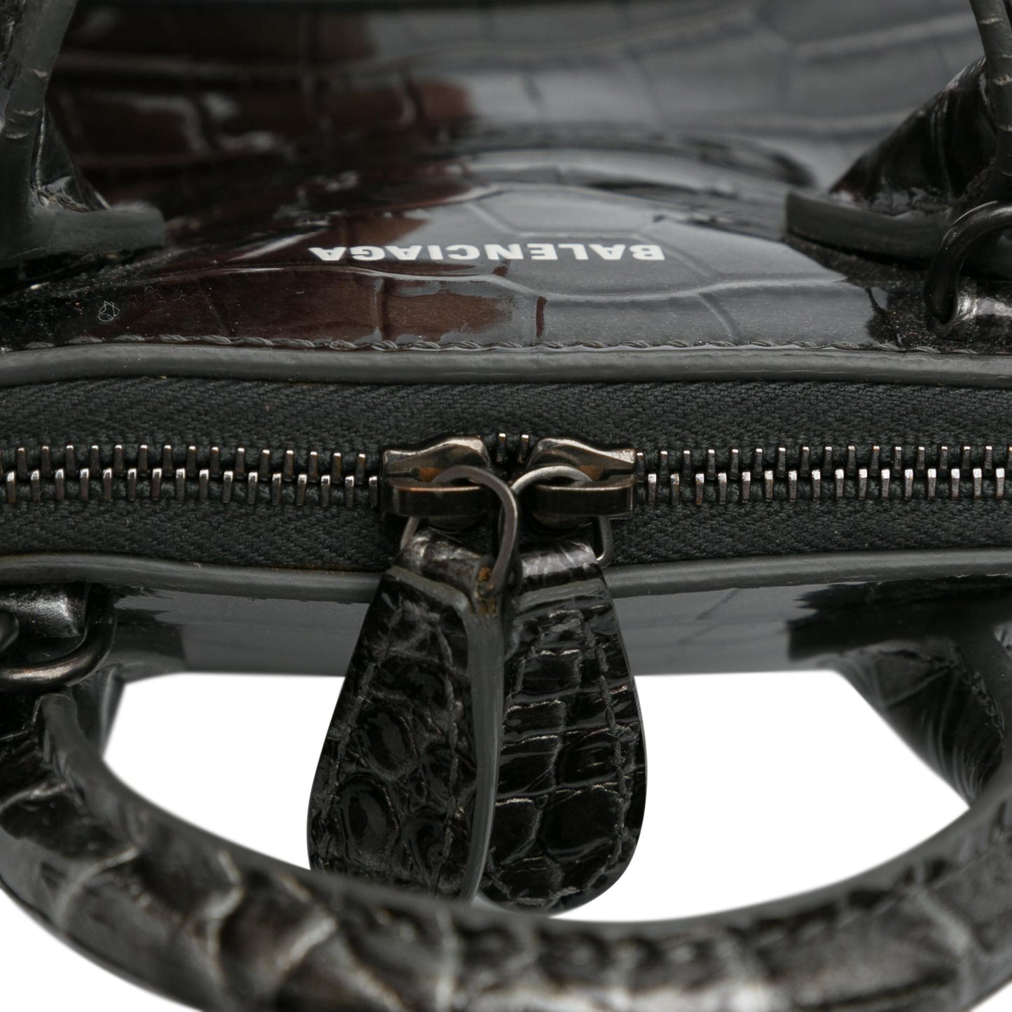 Balenciaga XS Embossed Ville Satchel