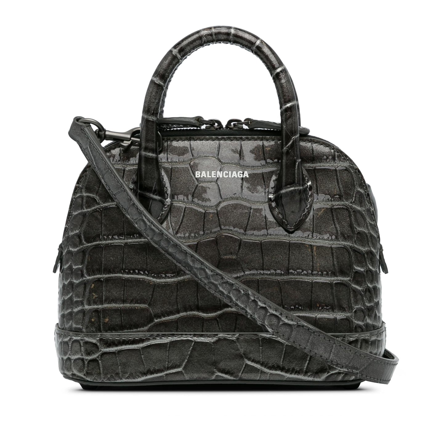 Balenciaga XS Embossed Ville Satchel