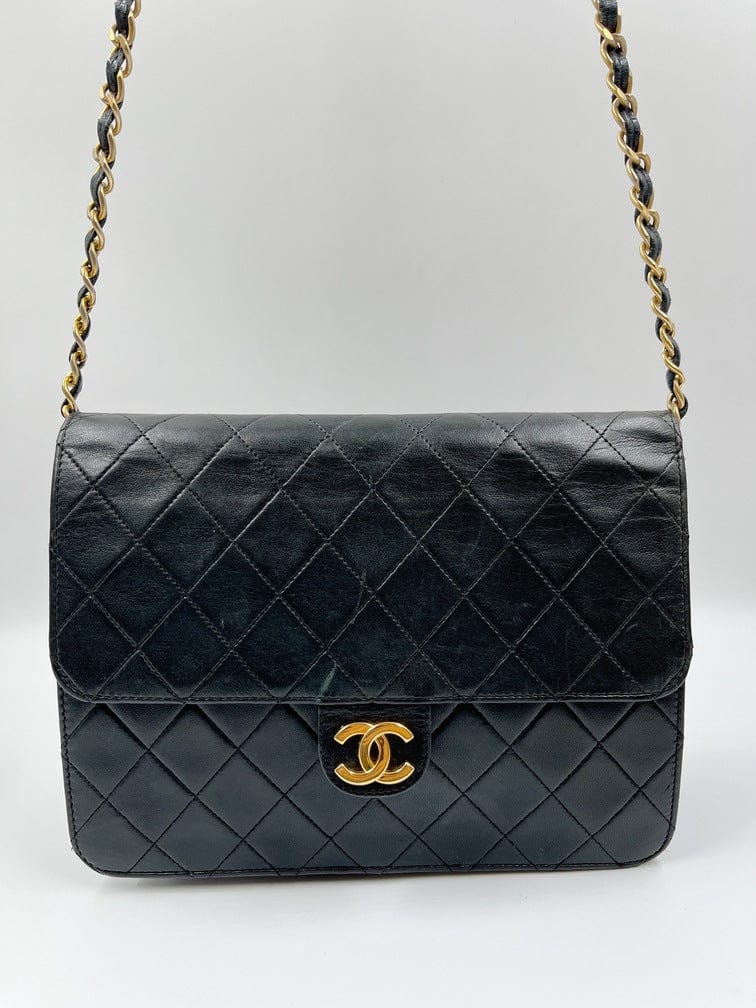 Vintage Black Chanel Flap Bag