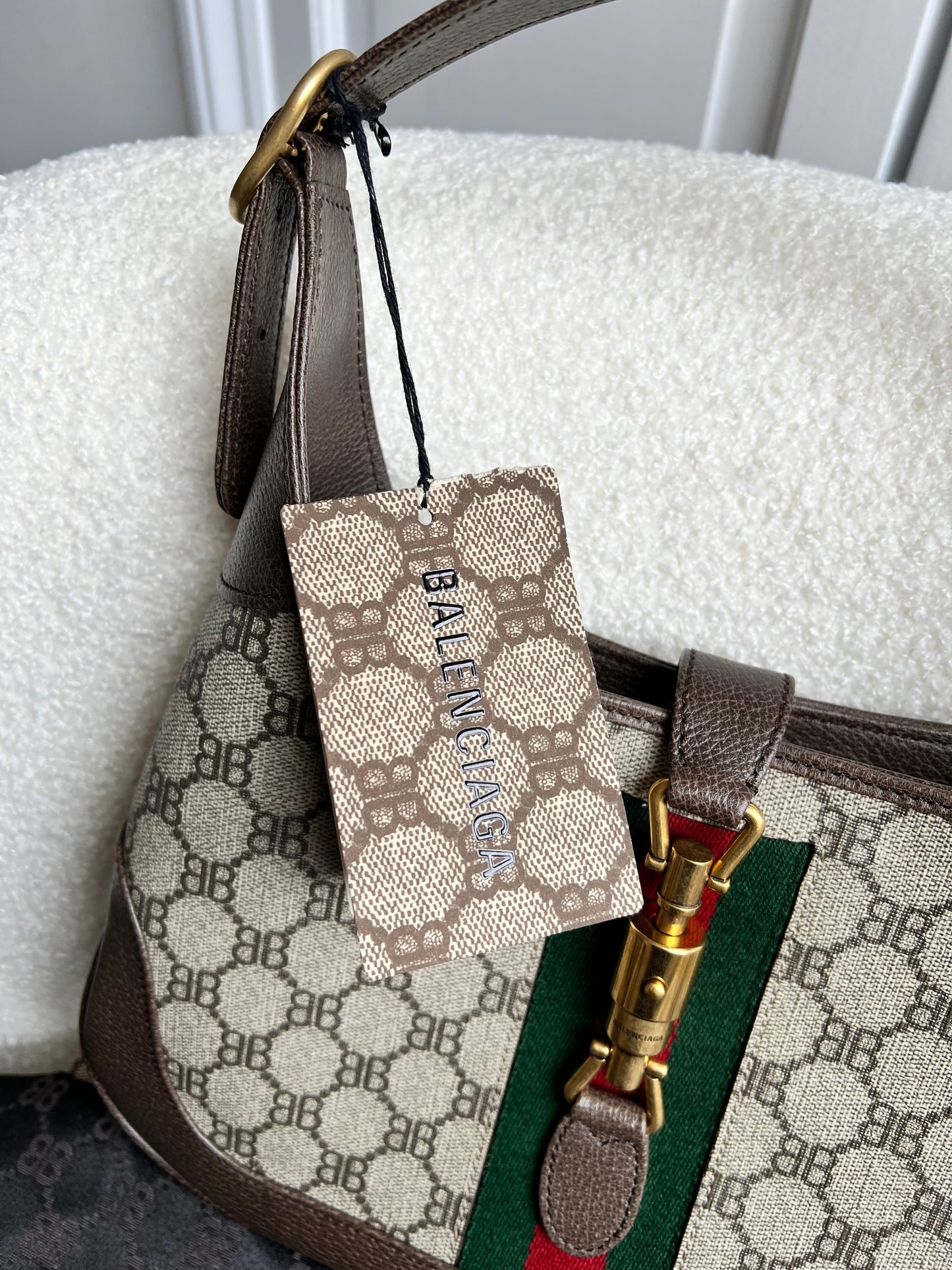 Balenciaga x Gucci Hacker Project Small Jackie Bag